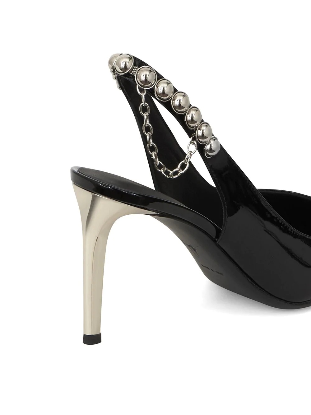 stud-embellished slingback pumps - 4