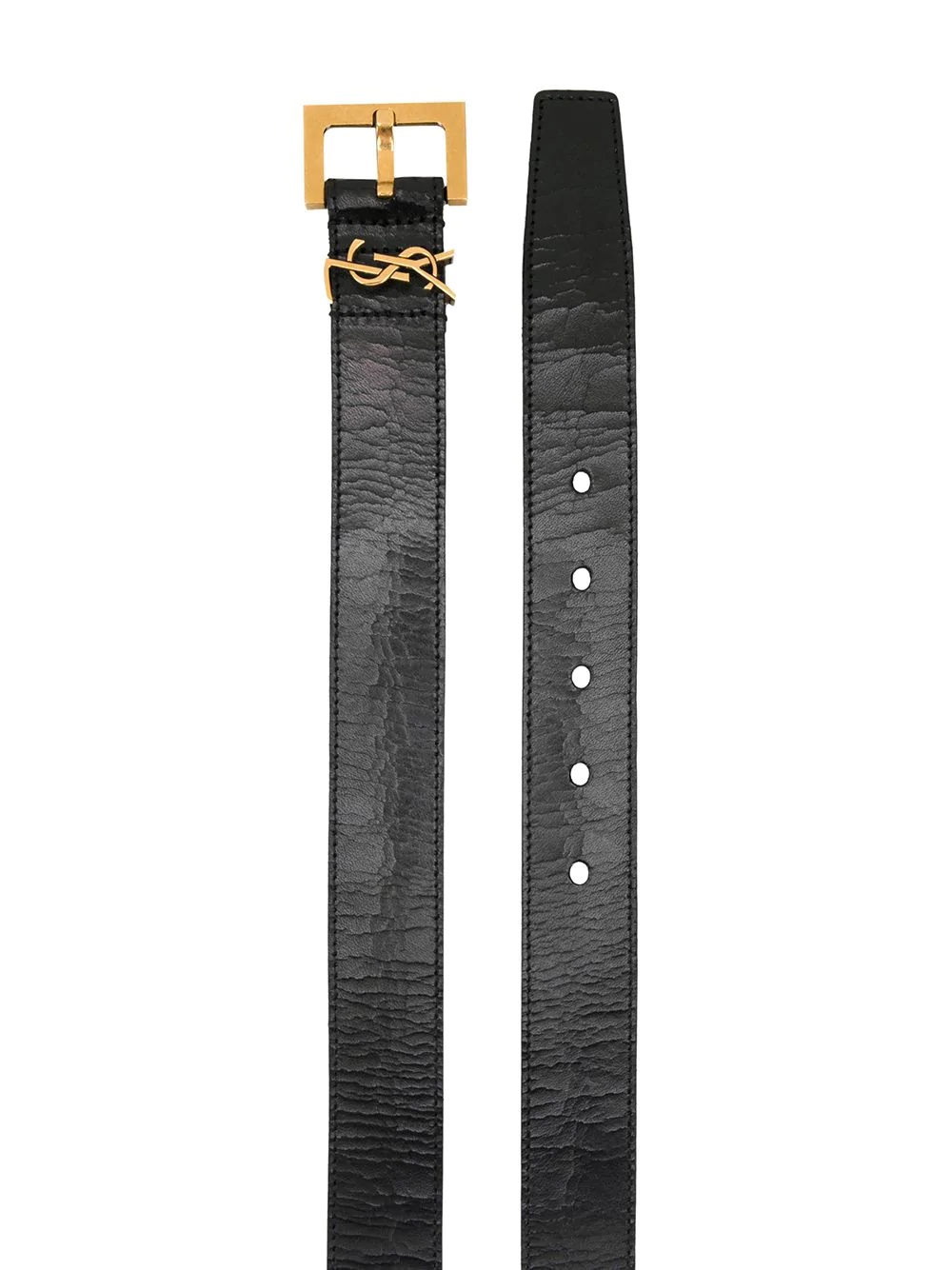 Monogram square-buckle belt - 2