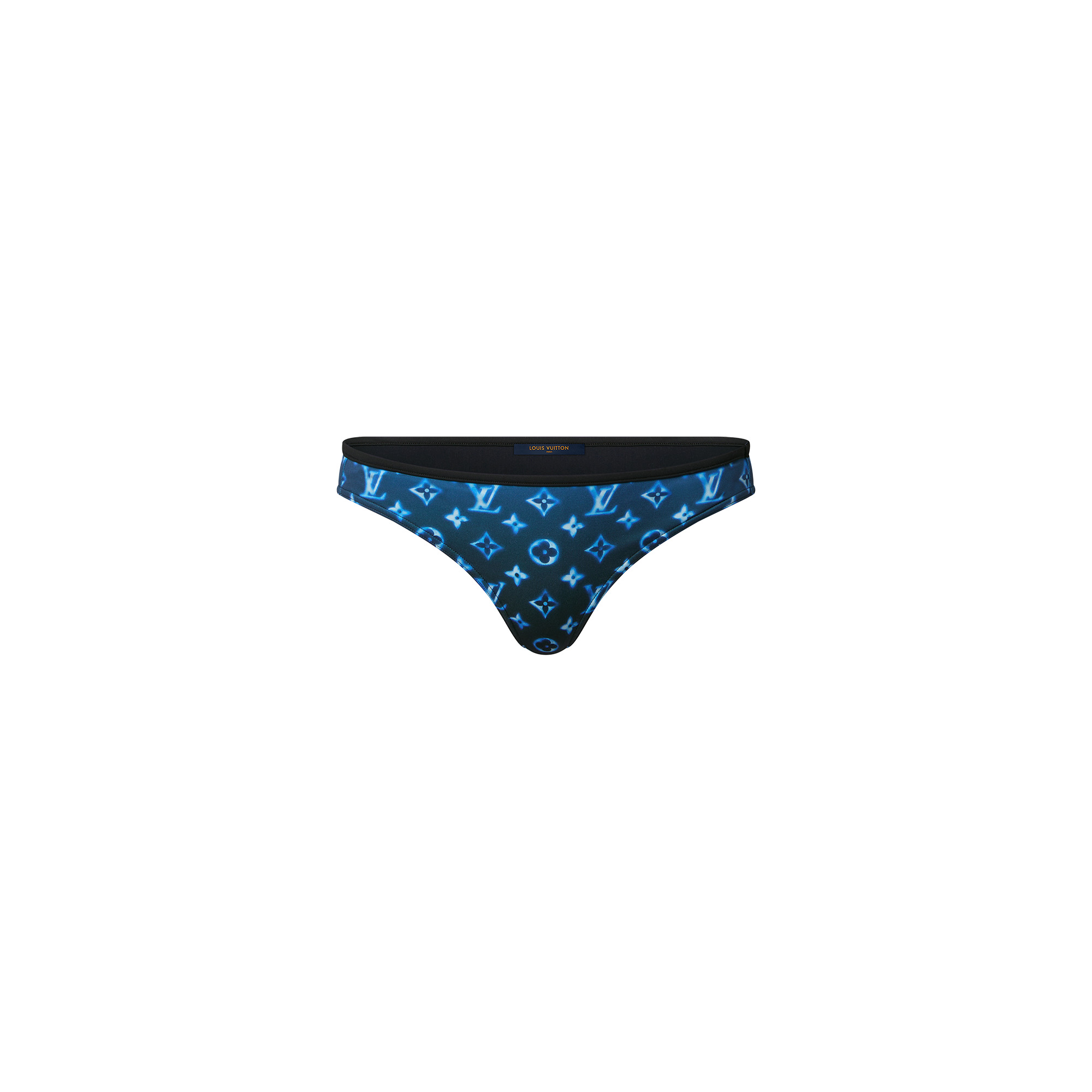 Sprayed Monogram Low-Rise Bikini Bottoms - 1