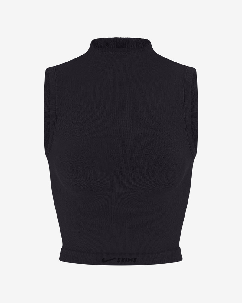 NikeSKIMS Vintage Seamless Women's Mock-Neck Long-Line Bra 5