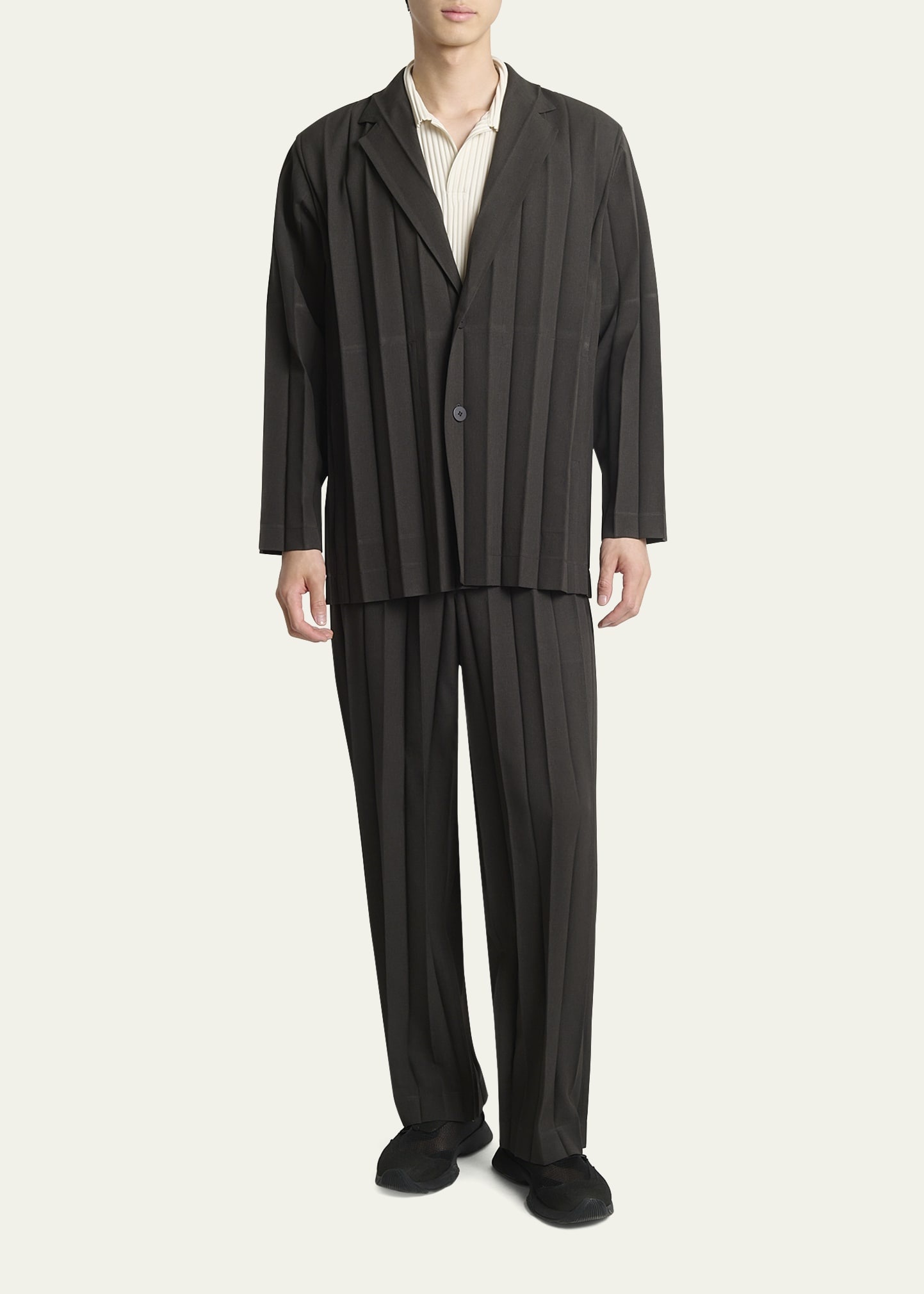 Men's Edge Ensemble Pleated Sport Coat - 2