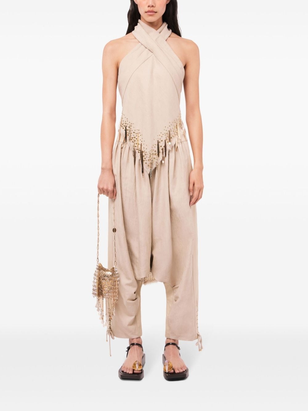 drop-crotch trousers - 2