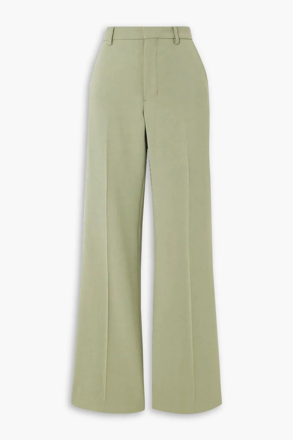 Twill flared pants - 1
