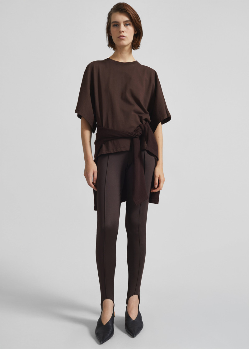 Modave Dolman Sleeve Tee - Brown 5