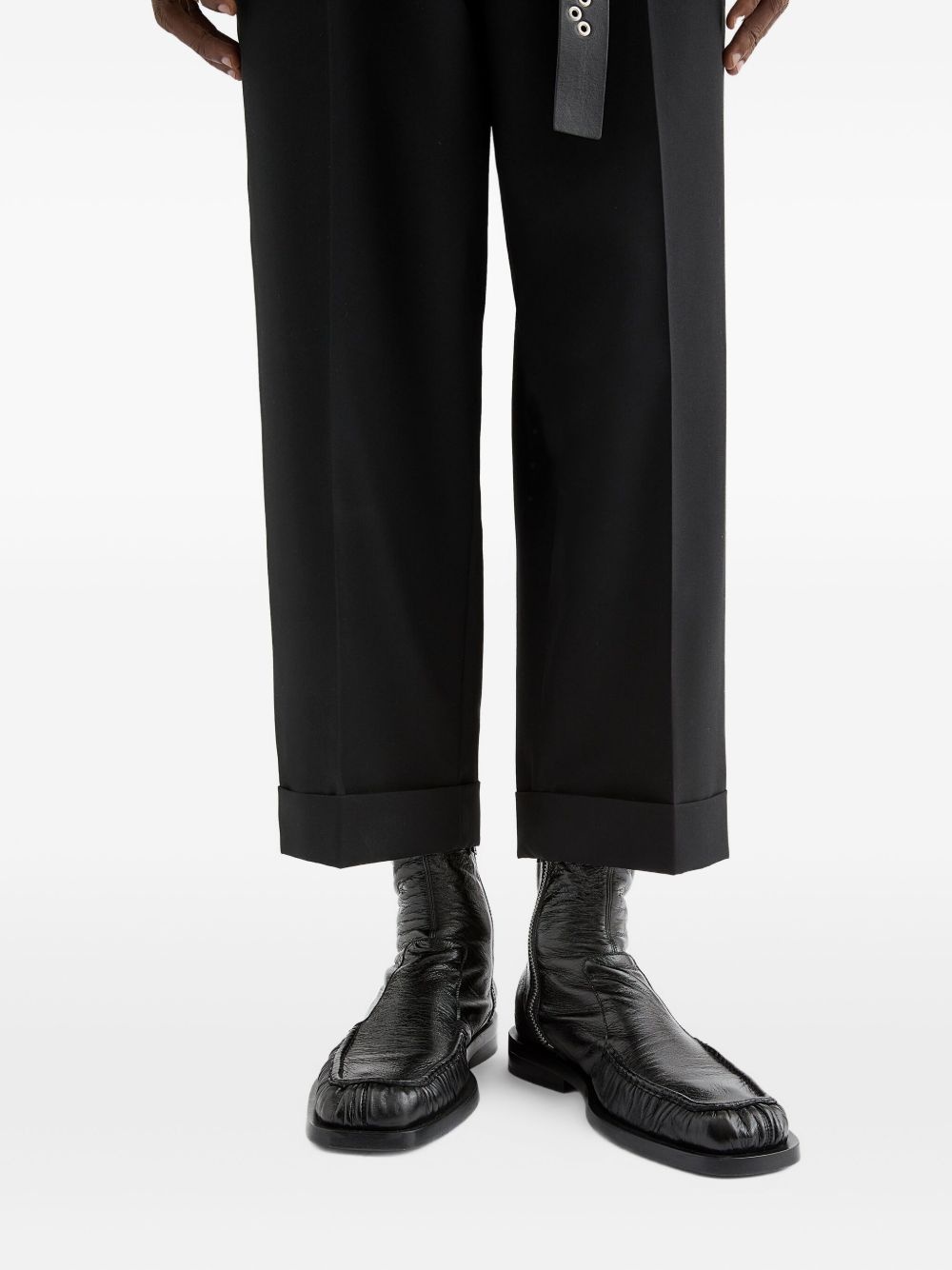 leather ankle boots - 3