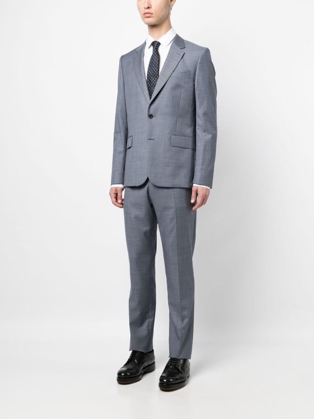 single-breasted wool suit - 3