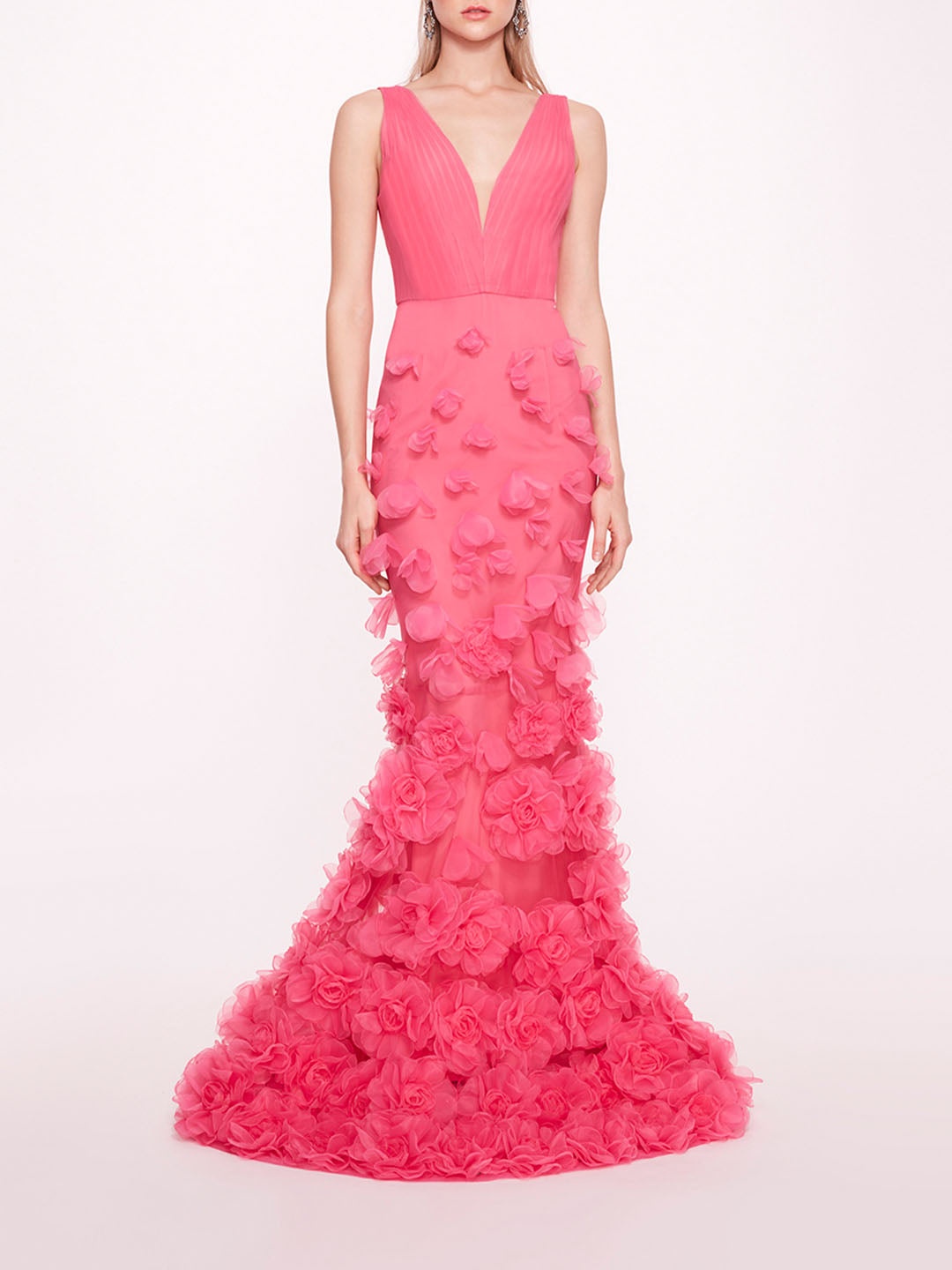 TULLE ROSETTE GOWN - 1