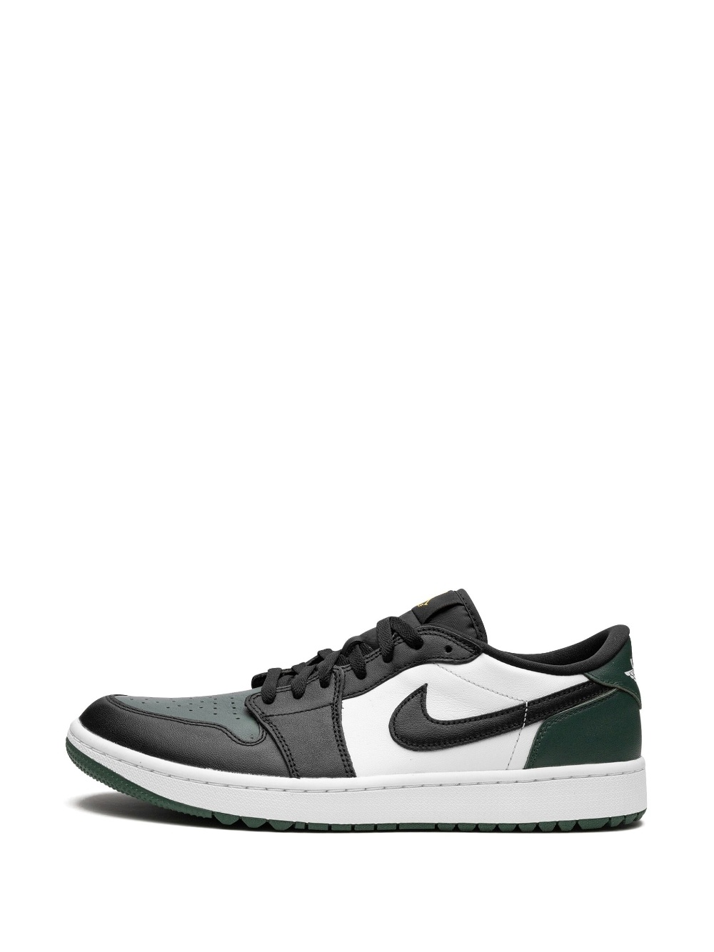 Air Jordan 1 Low G "White/Black/Noble Green/Pollen" sneakers - 5