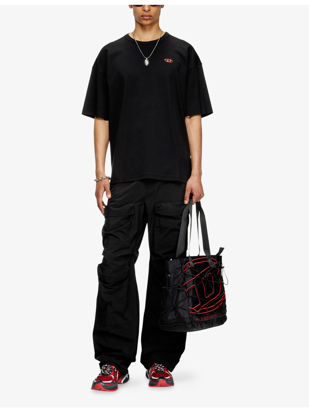 T-Boxt-T6 Logo-Embroidered Cotton-Jersey T-Shirt - 2