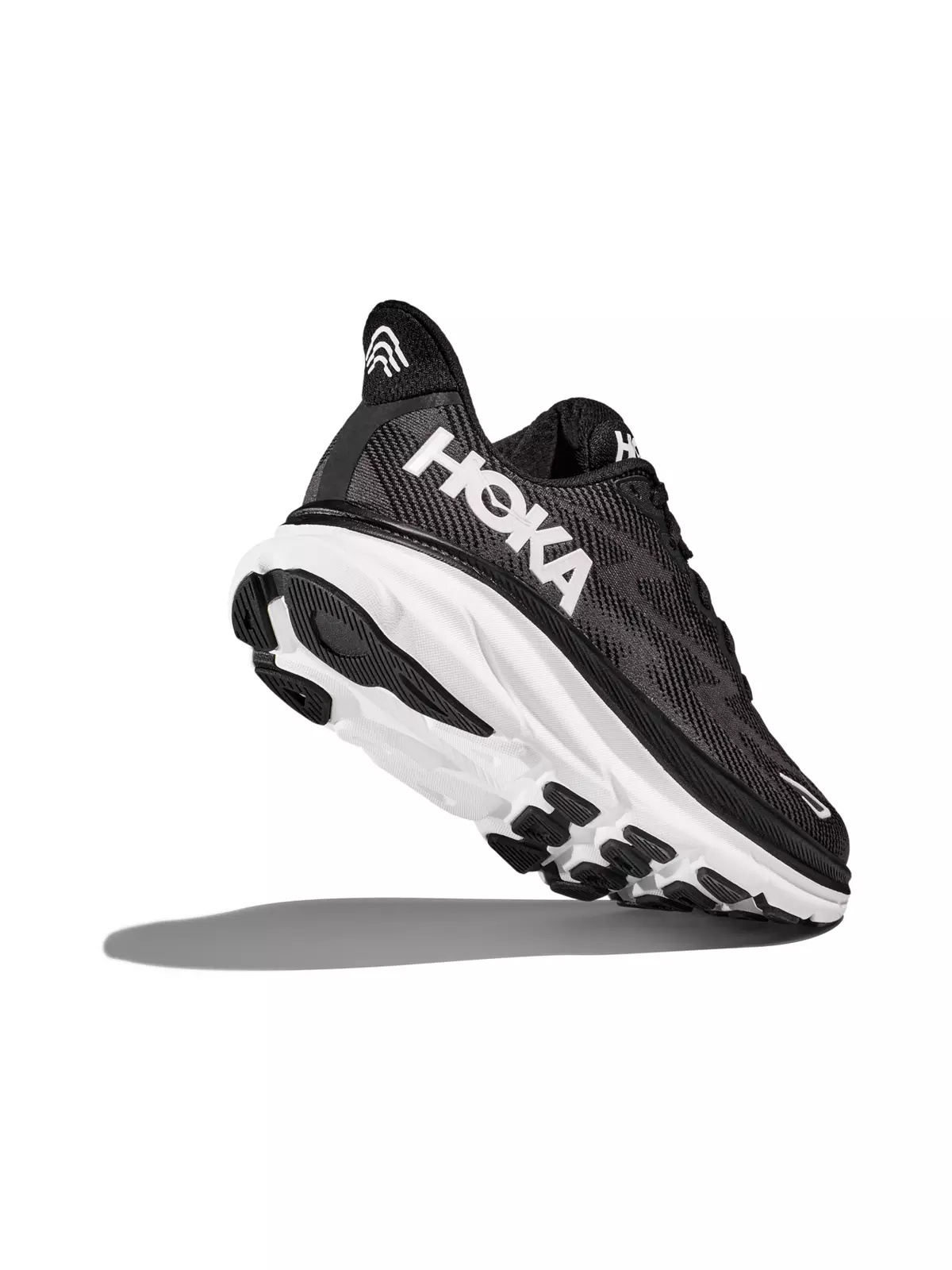 Clifton 9 "Black/White" Women's Running Shoe - 5