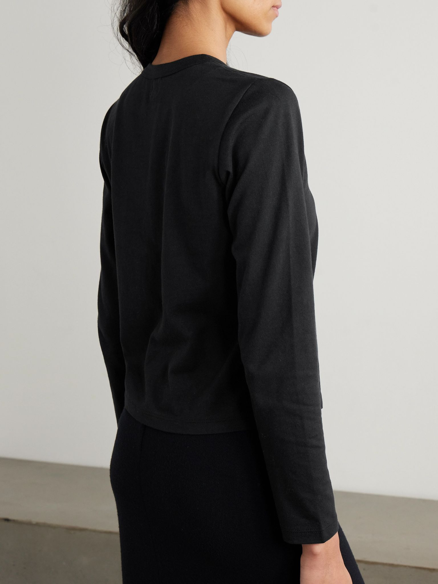 Margo cotton-jersey T-shirt Black - 4