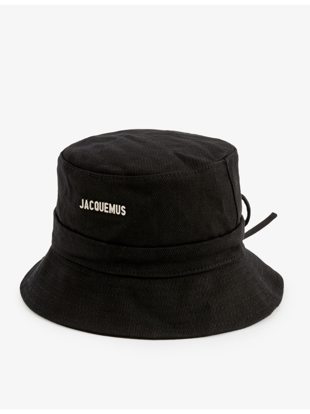 Le Bob Gadjo brand-plaque cotton bucket hat - 1