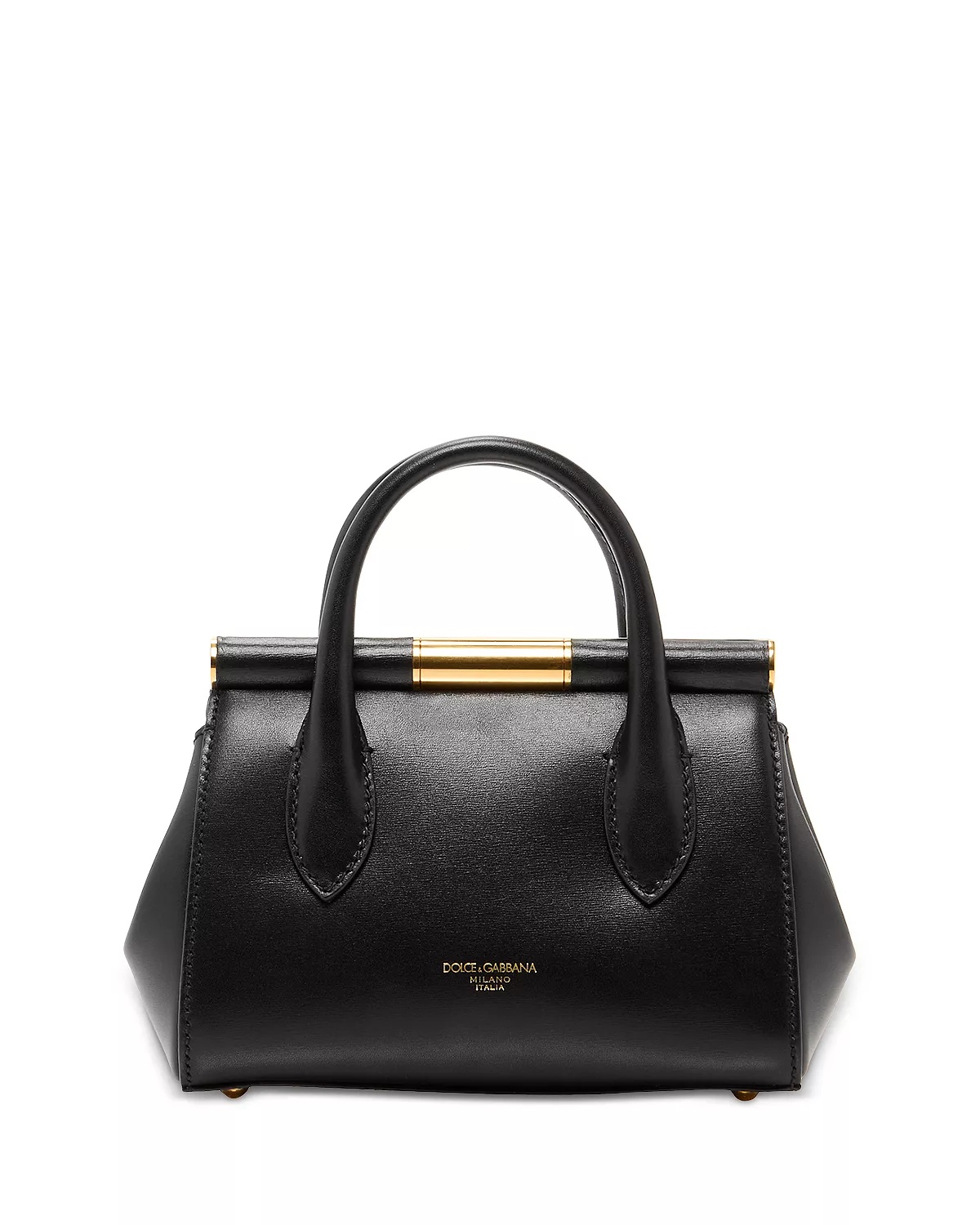 Leather Top Handle Bag - 5