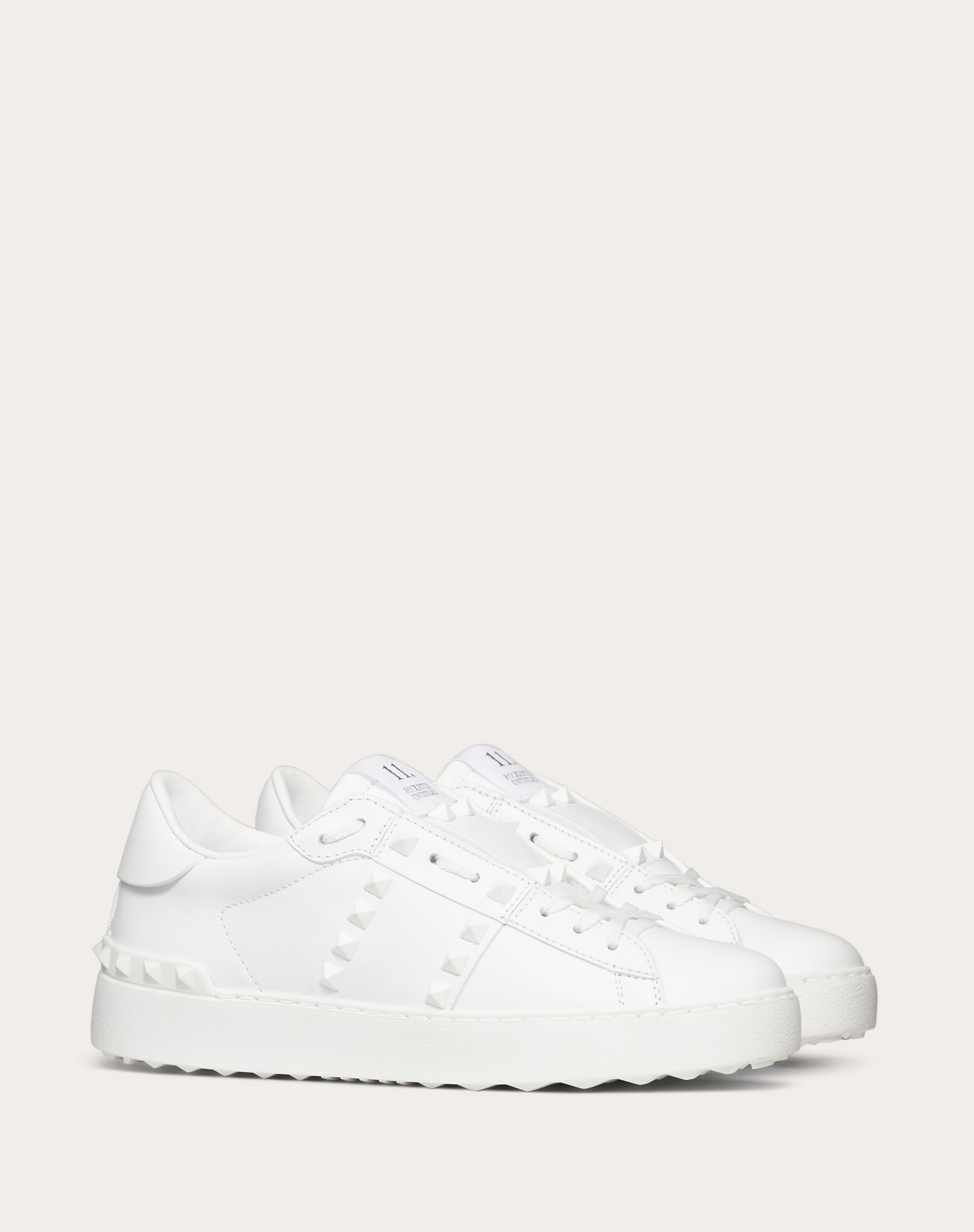 Rockstud Untitled Sneaker in Calfskin Leather - 2