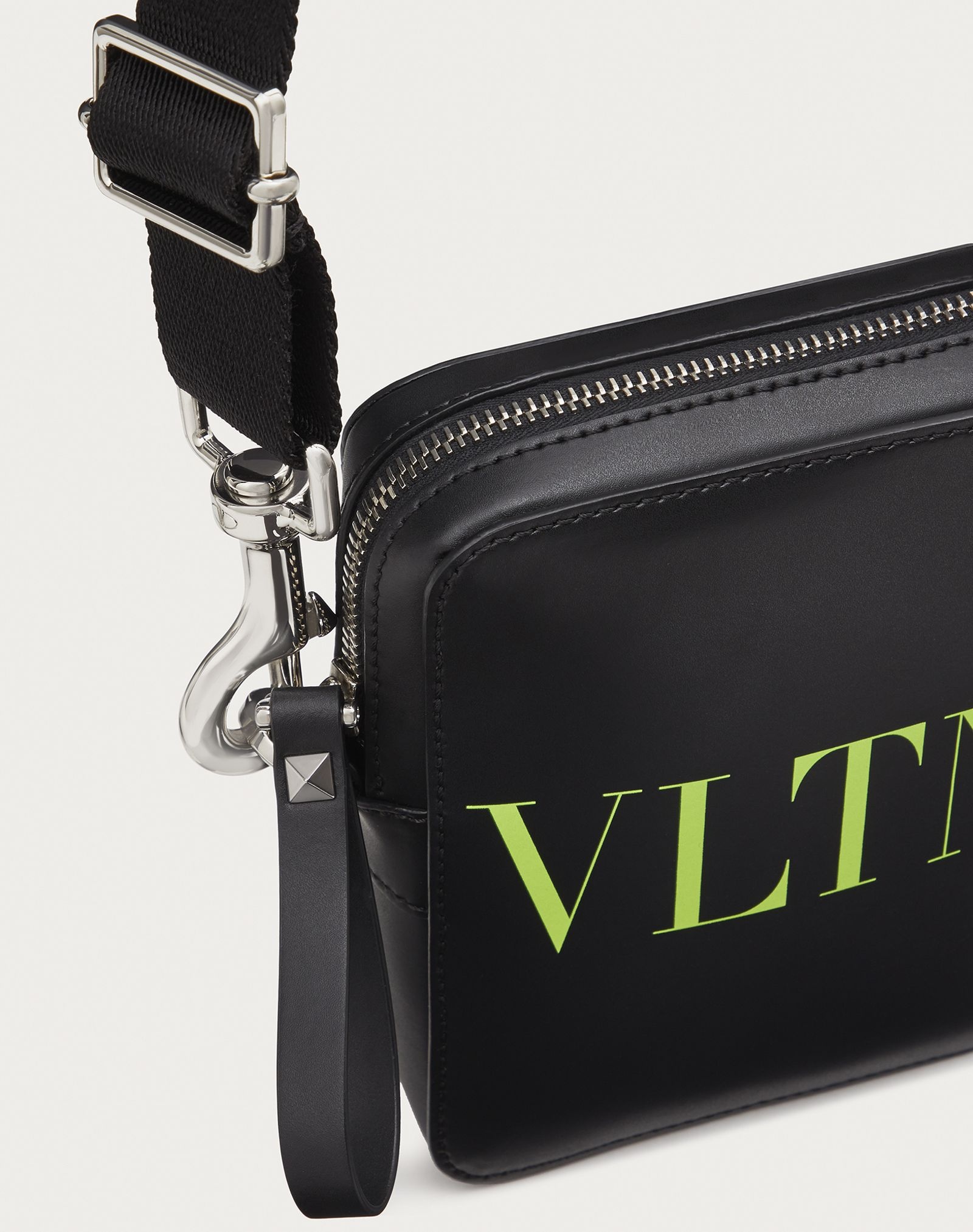 Small VLTN Leather Crossbody Bag - 5