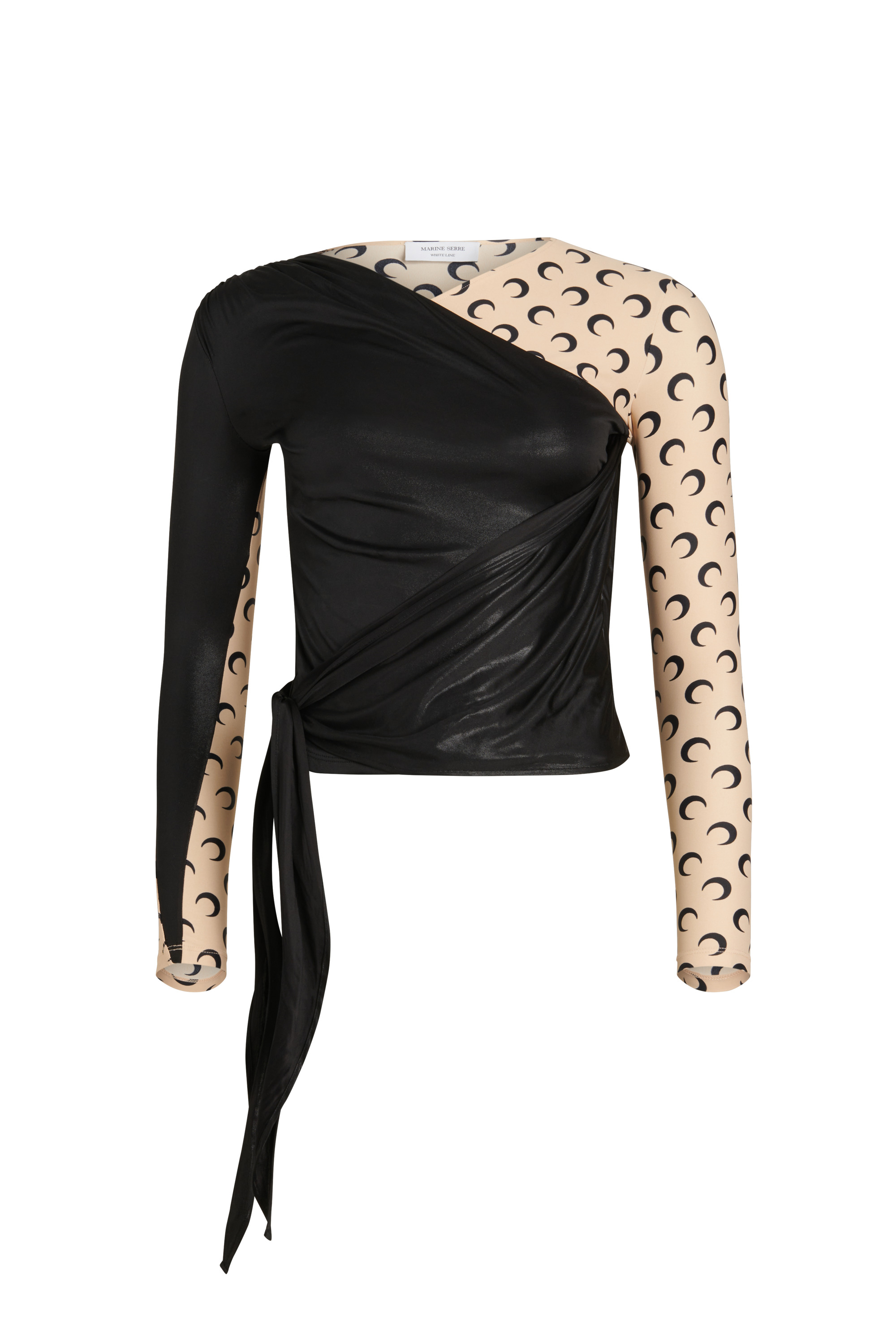 Regenerated Jersey Draped Top - 1