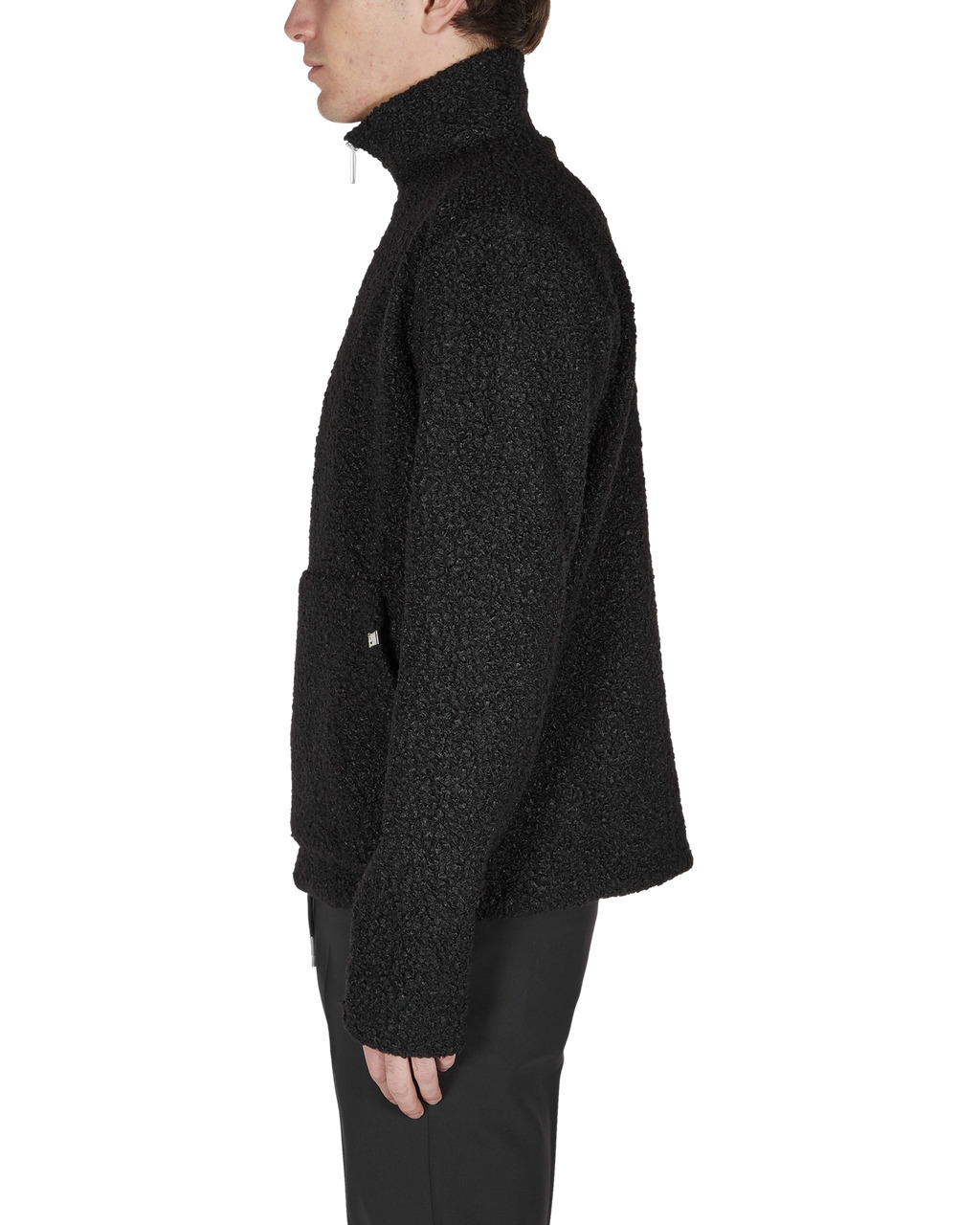 BOUCLE ZIP SWEATSHIRT - 4