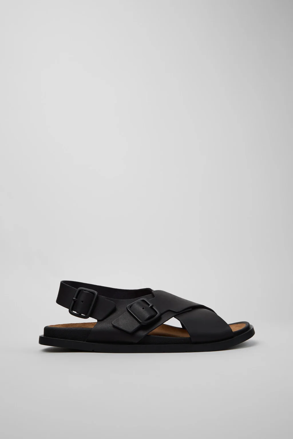 Brown Leather Sandals for Men. - 1