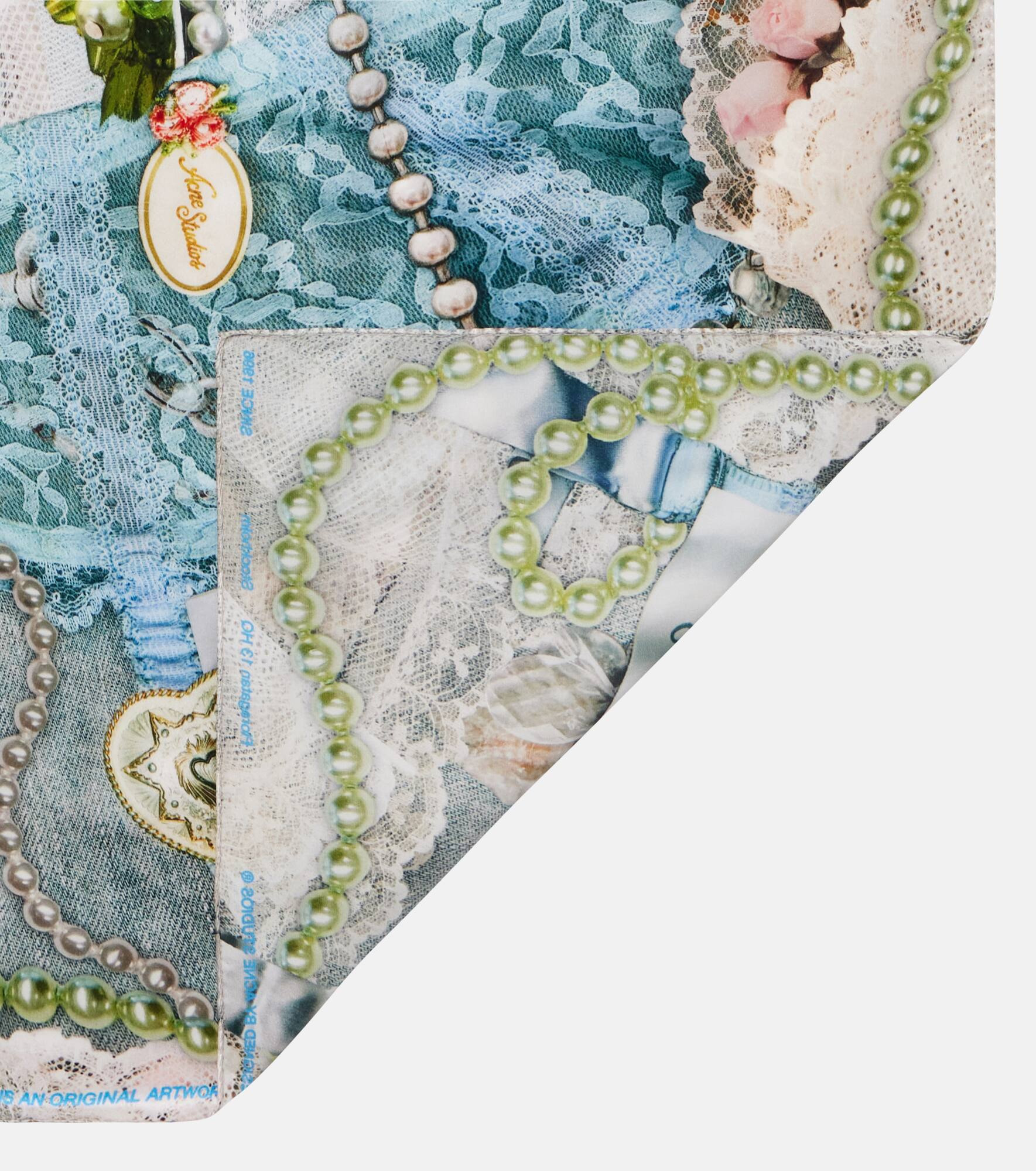 Printed silk scarf - 5