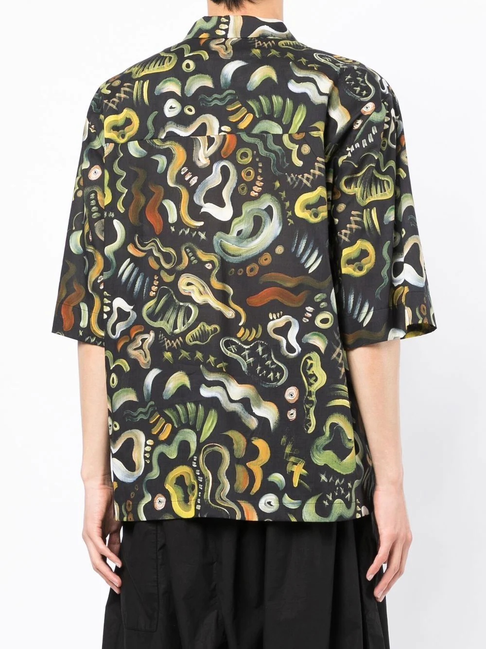 Landscaper abstract-print shirt - 4