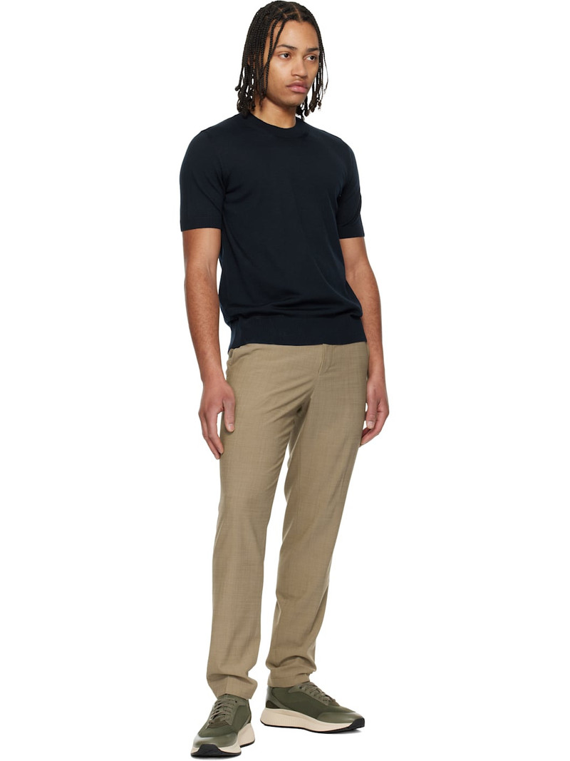 BOSS Khaki TTNM EVO Knitted Upper Sneakers outlook