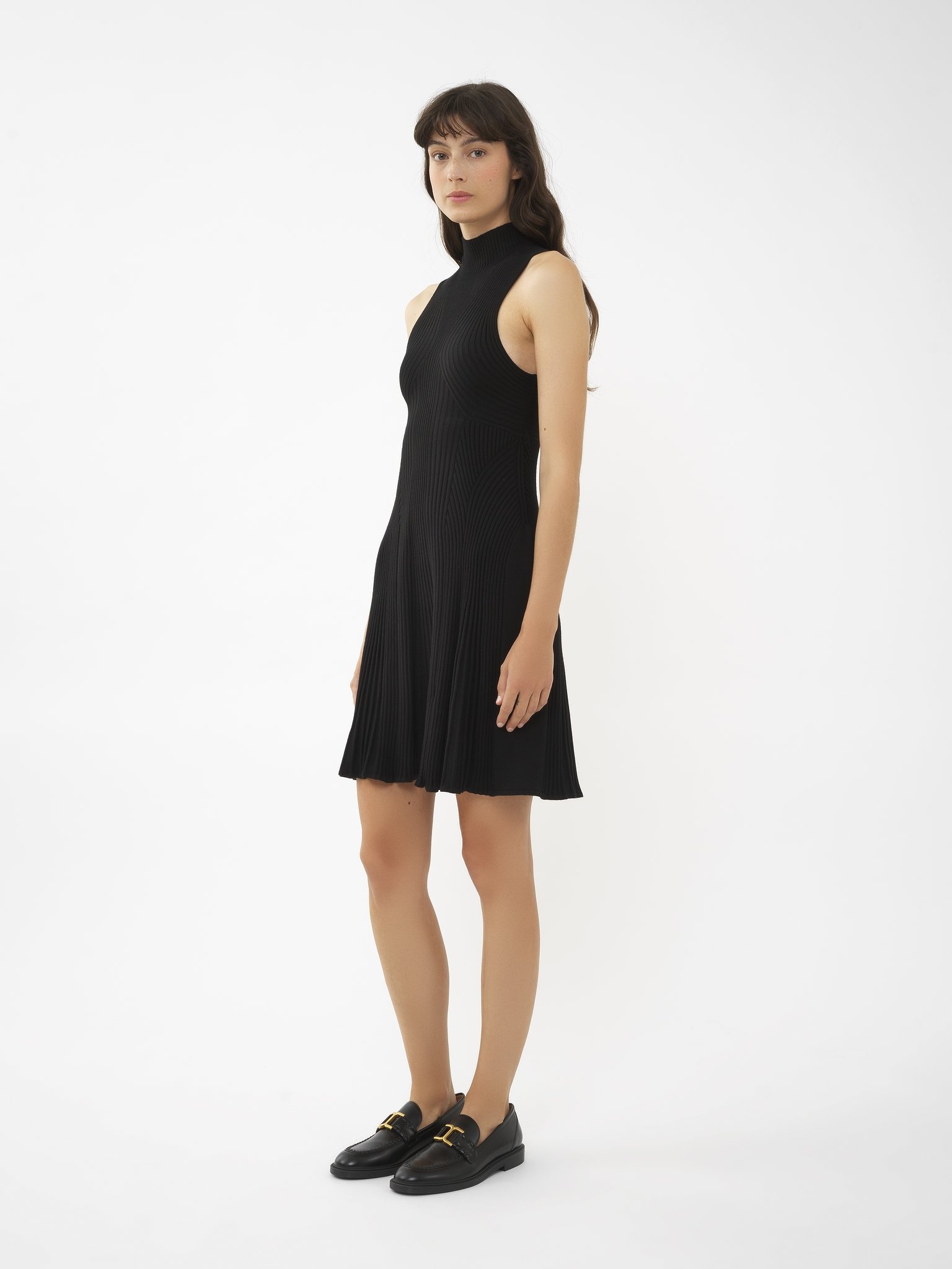 MOCK-NECK MINI DRESS - 4