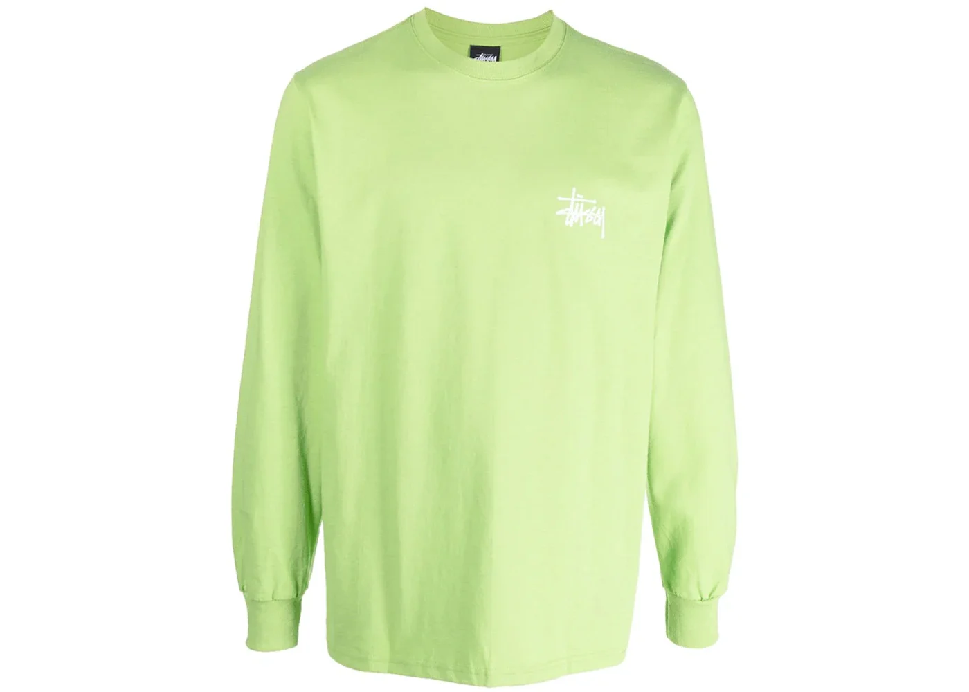 Stussy Basic L/S Tee Tea - 1