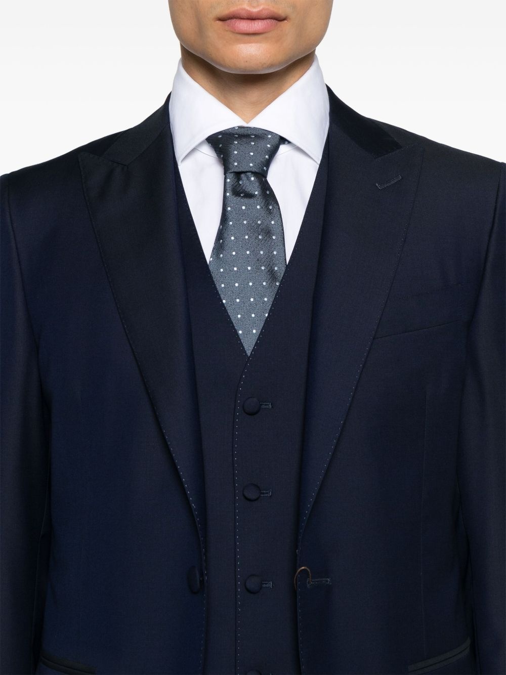 wool three-piece suit - 4