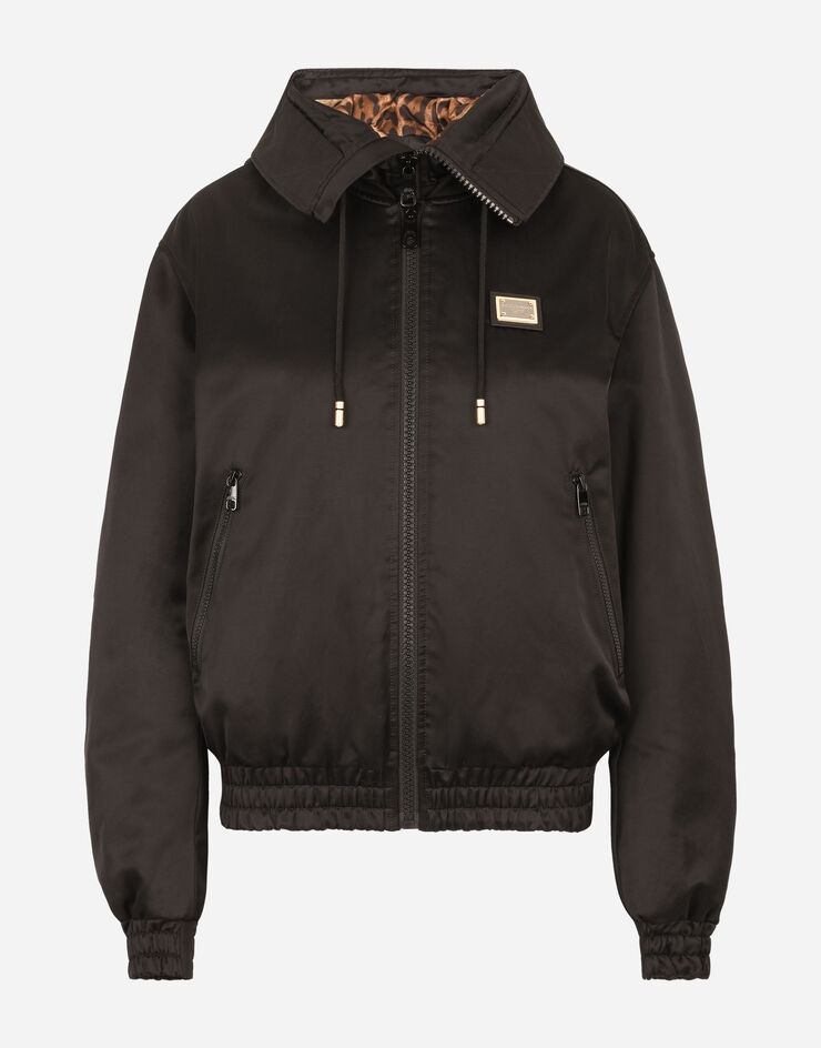 Technical gabardine jacket with hood - 3