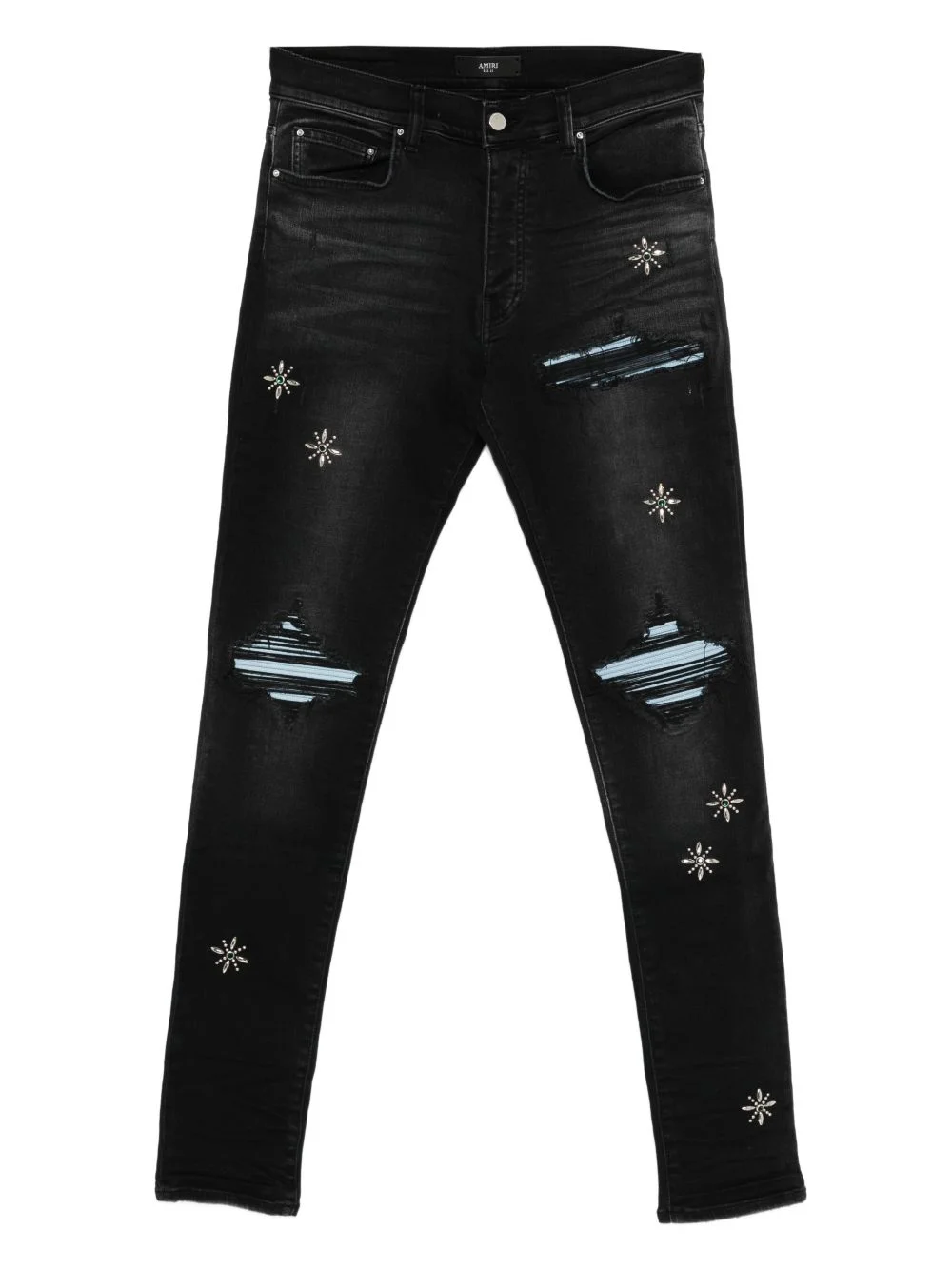 embellished jeans - 1