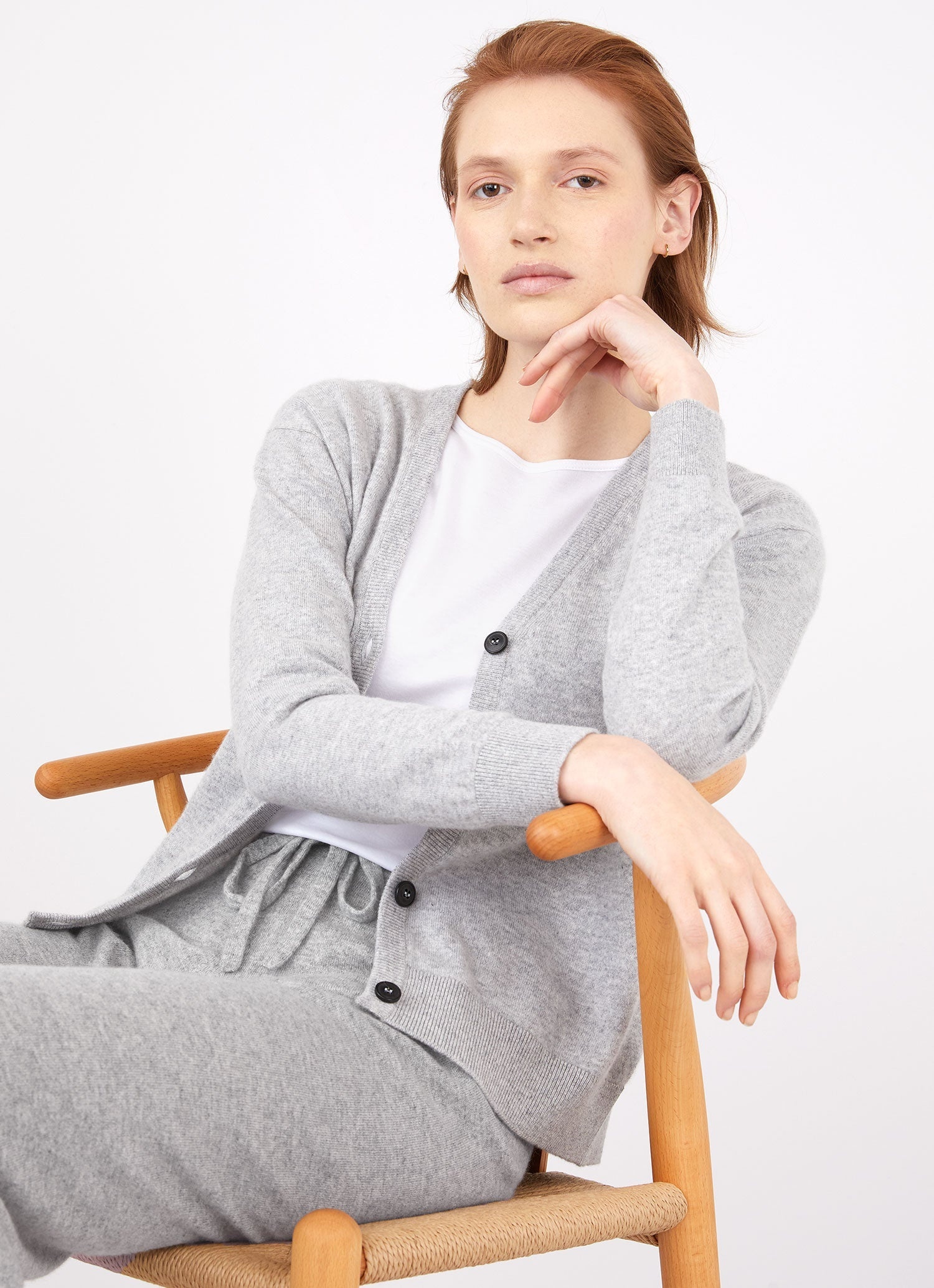 Cashmere Boxy Cardigan - 3