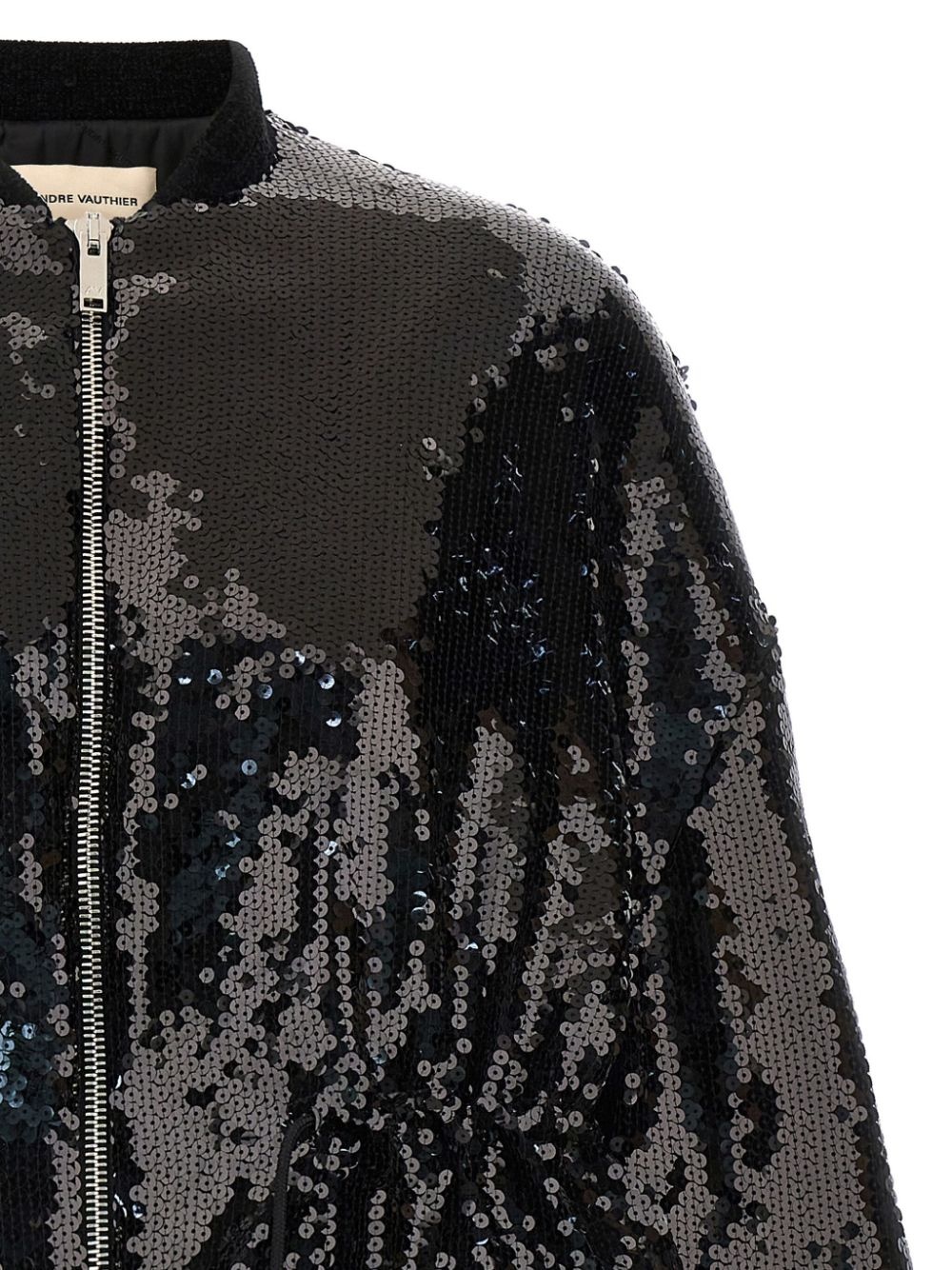 sequinned bomber jacket - 4