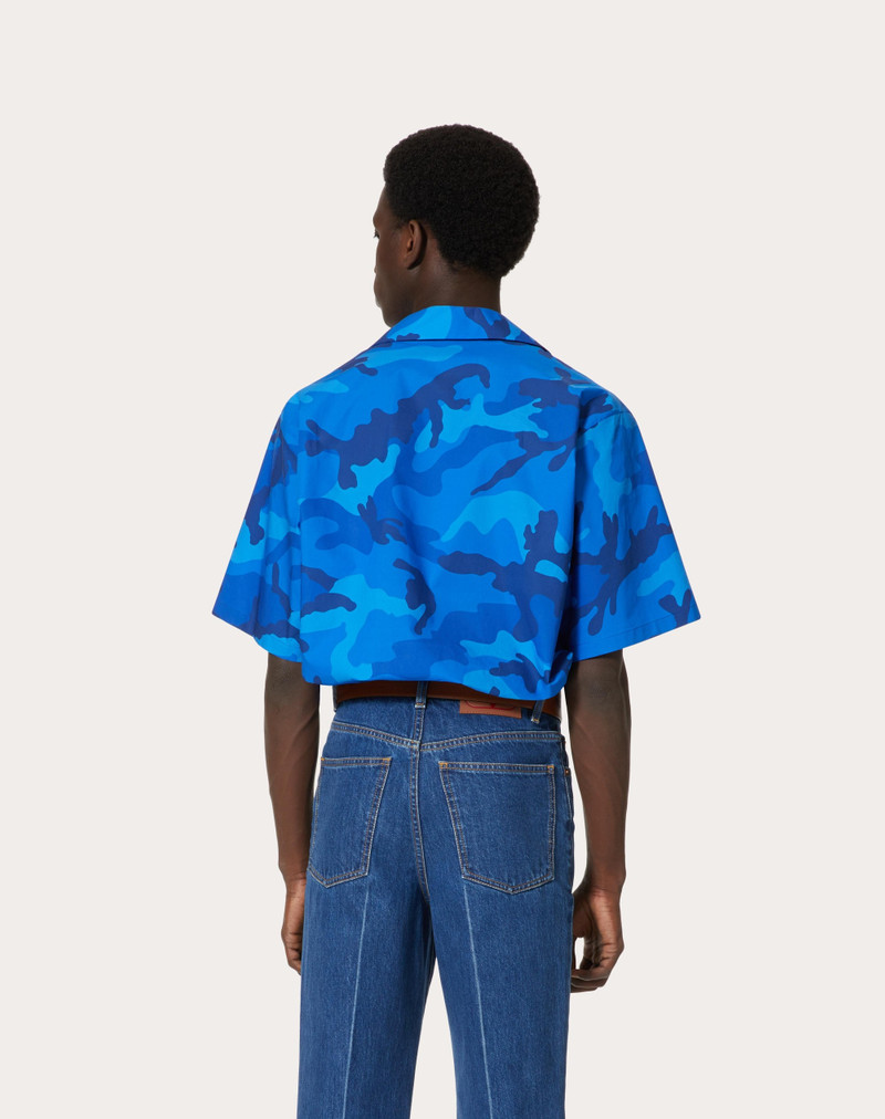 CAMOUFLAGE PRINT COTTON SHIRT 4
