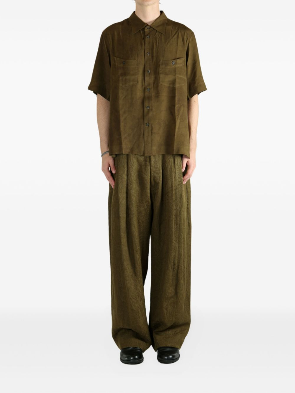 double-pocket short-sleeves shirt - 2