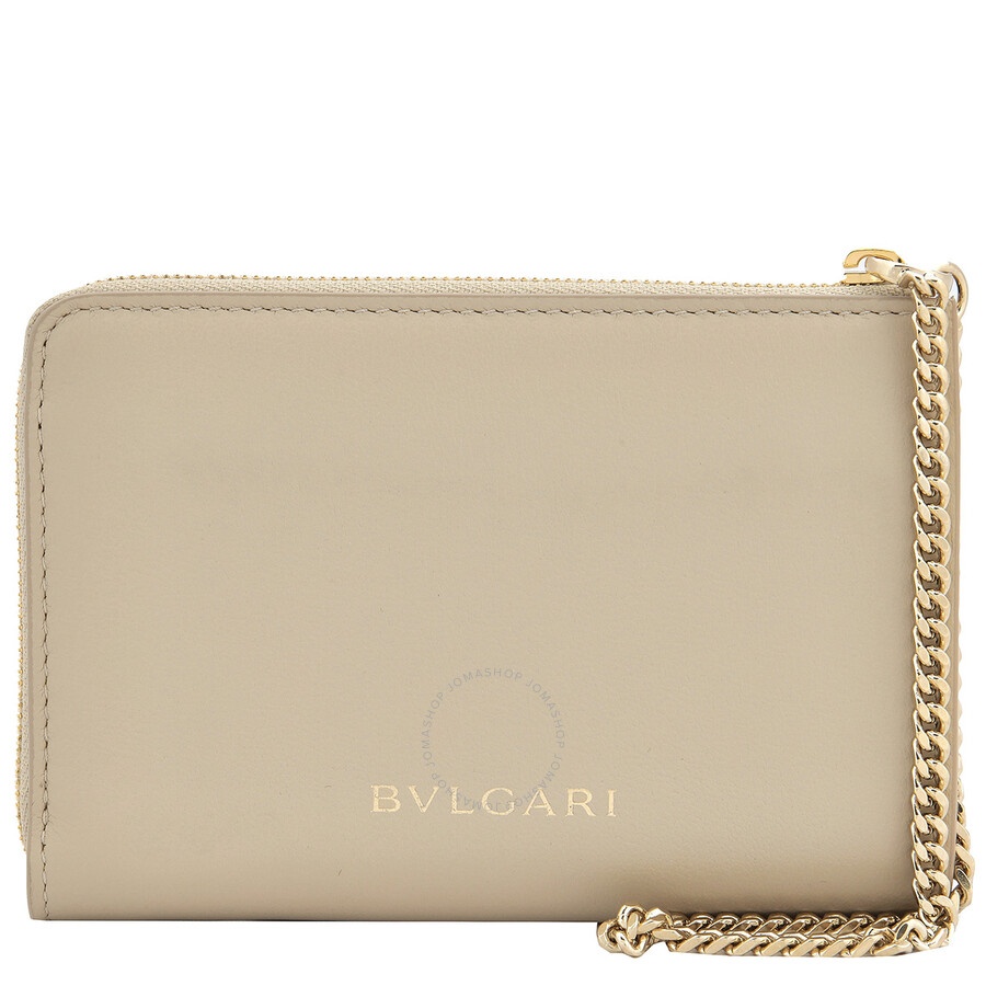 Bvlgari Ivory Serpenti Forever Zipped Leather Card Holder - 3