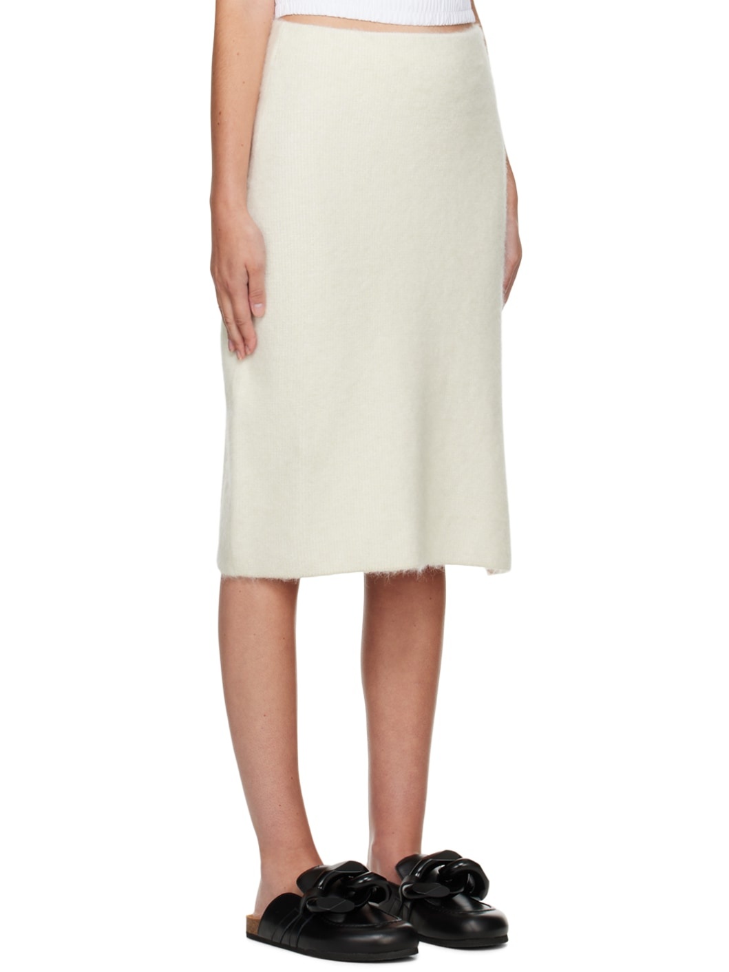 Off-White Slit Midi Skirt - 2