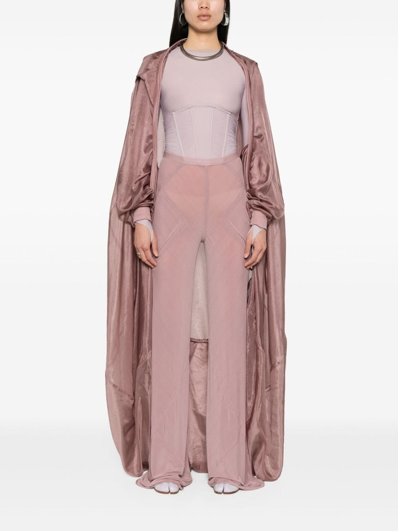 Rick Owens seam-detailed flared trousers outlook