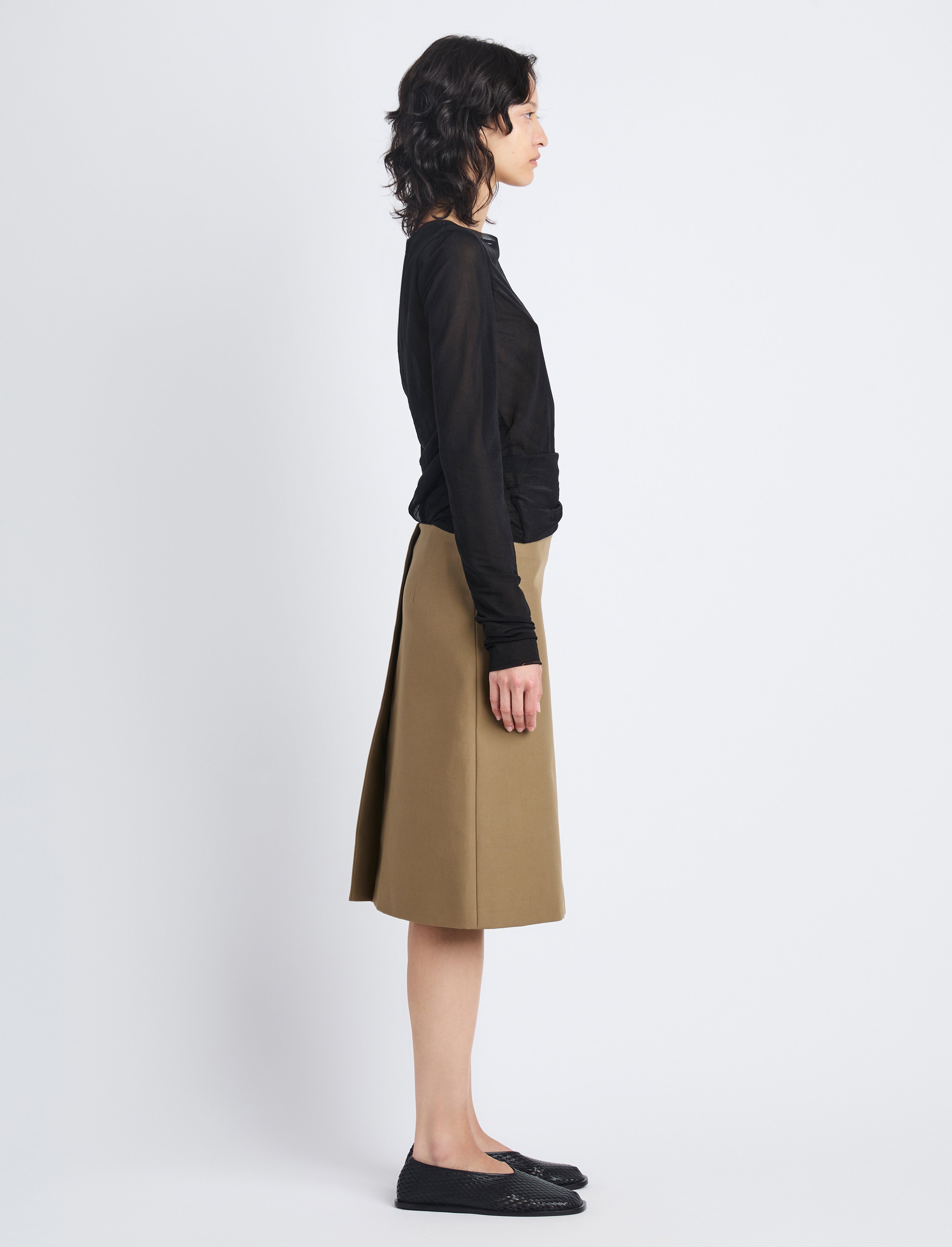 Adele Skirt in Eco Cotton Twill - 3