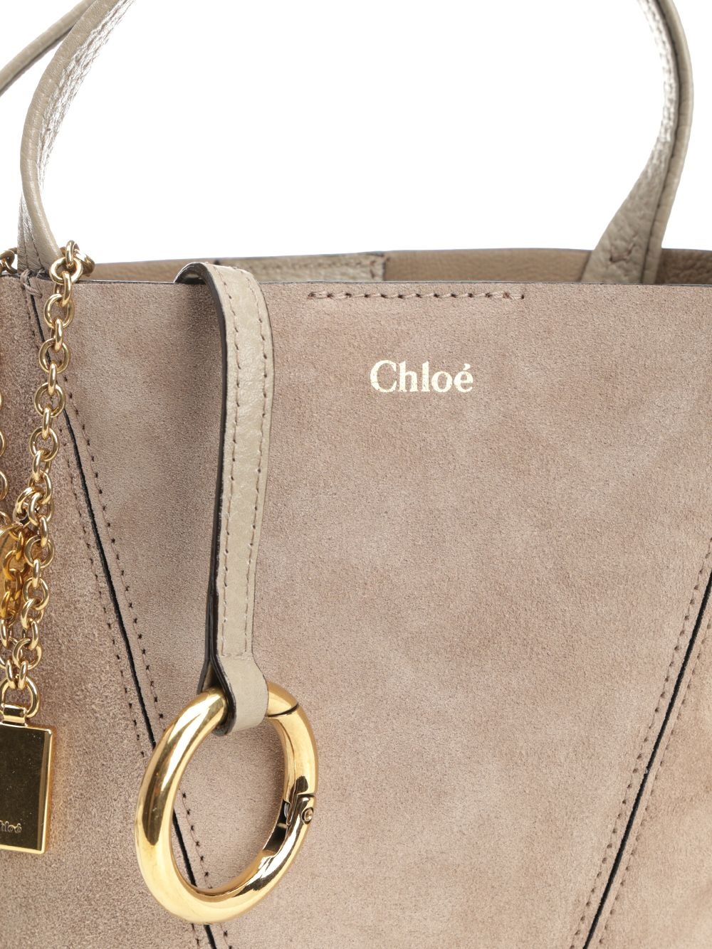 S812 - Chloe Spin Handbags Grey - 5