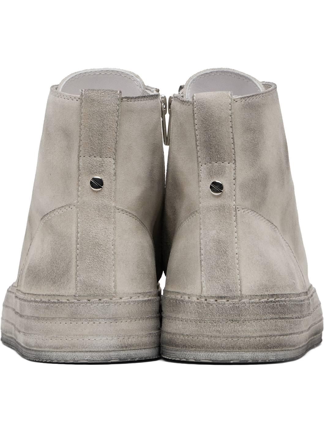 Gray Orvo High-Top Sneakers - 2