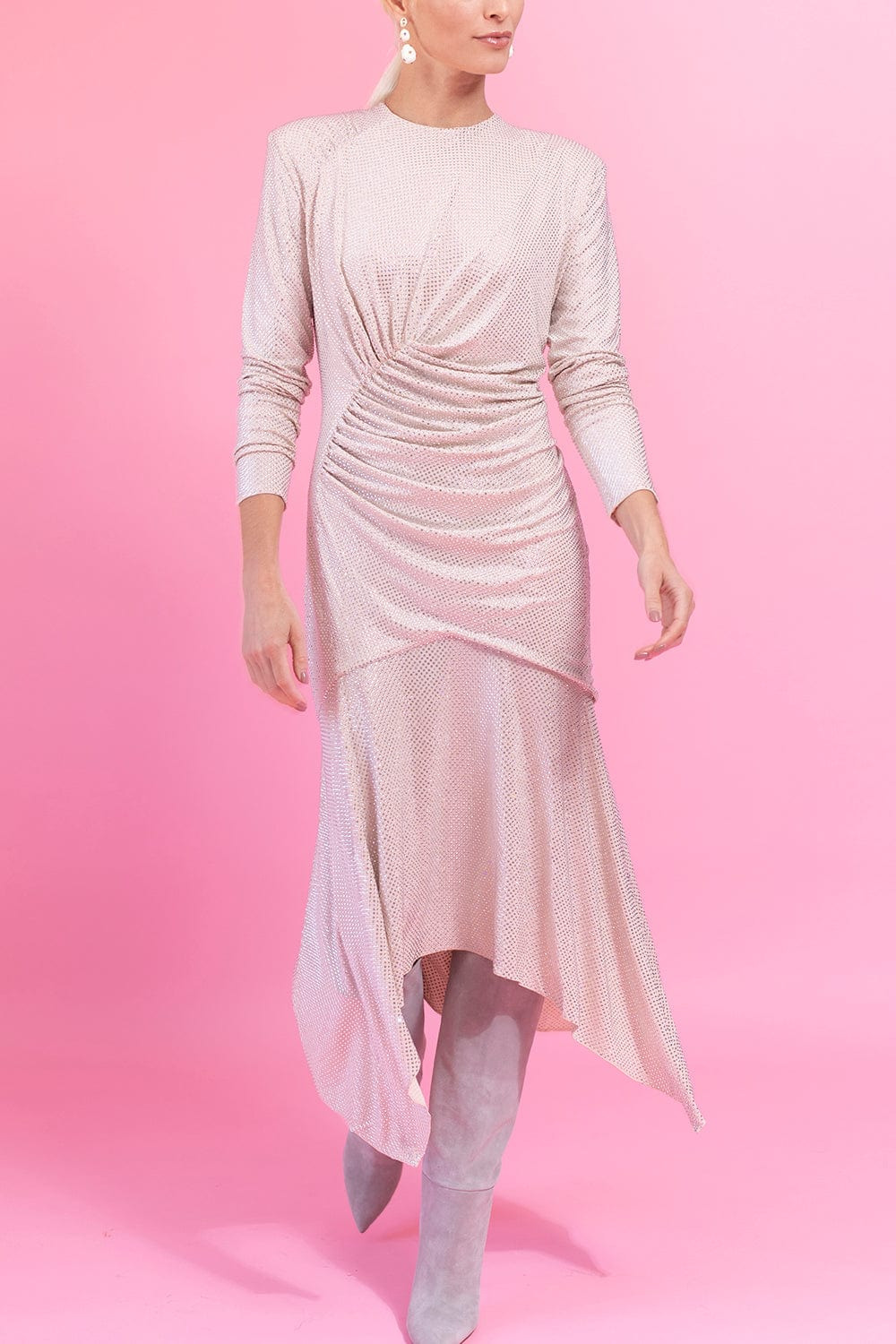 Diamond Strassed Dress - 2