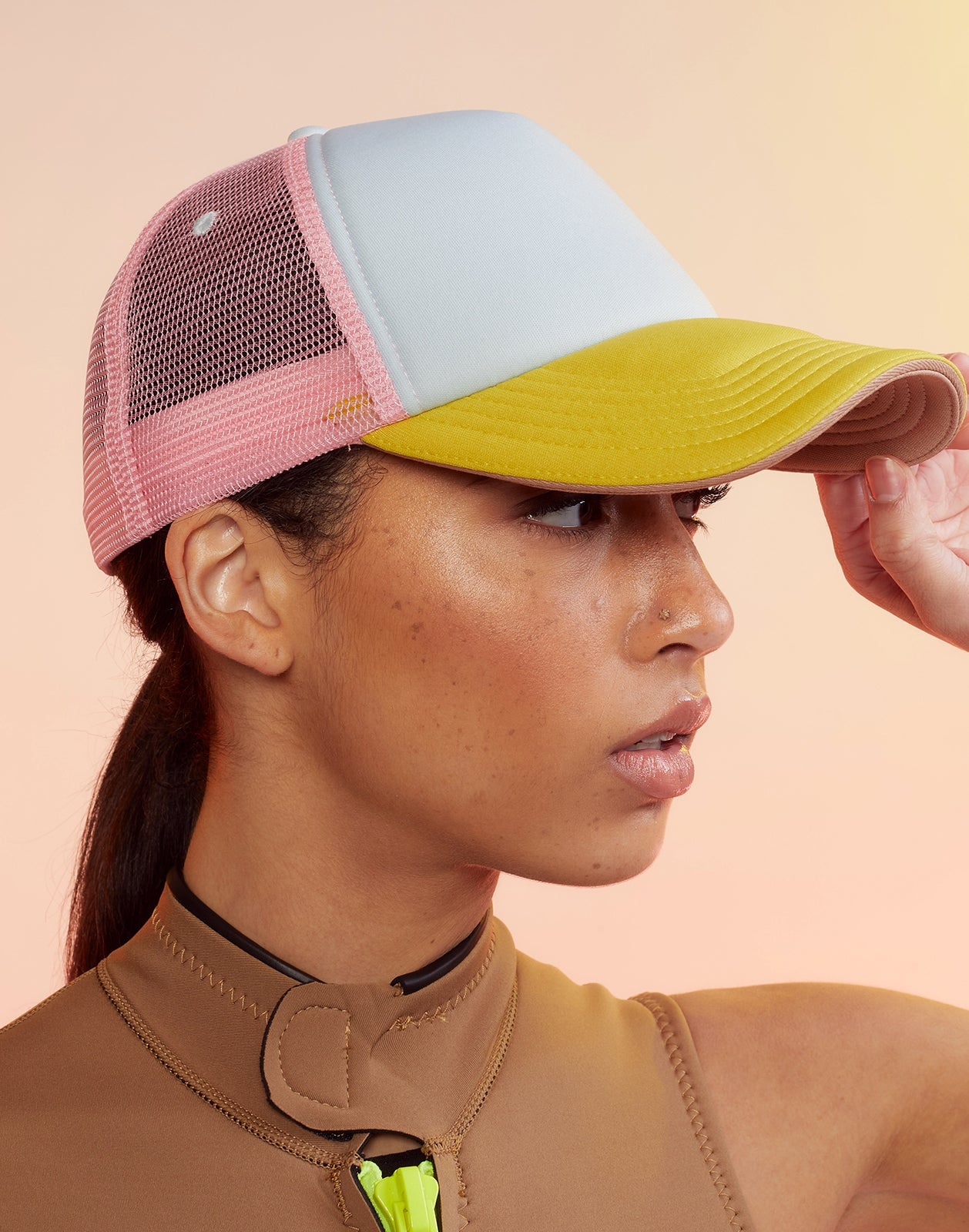 Colorblock Trucker Hat - 2