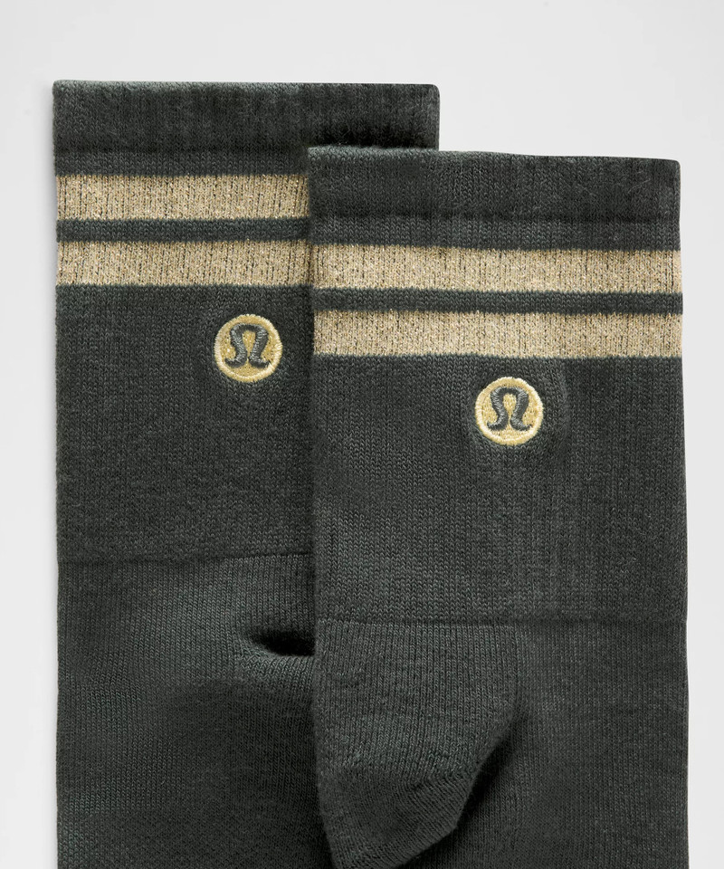 lululemon Unisex Daily Essential Quarter Socks *Metallic Stripe outlook