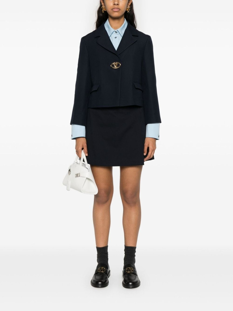 Valentino VLogo Signature cropped blazer outlook