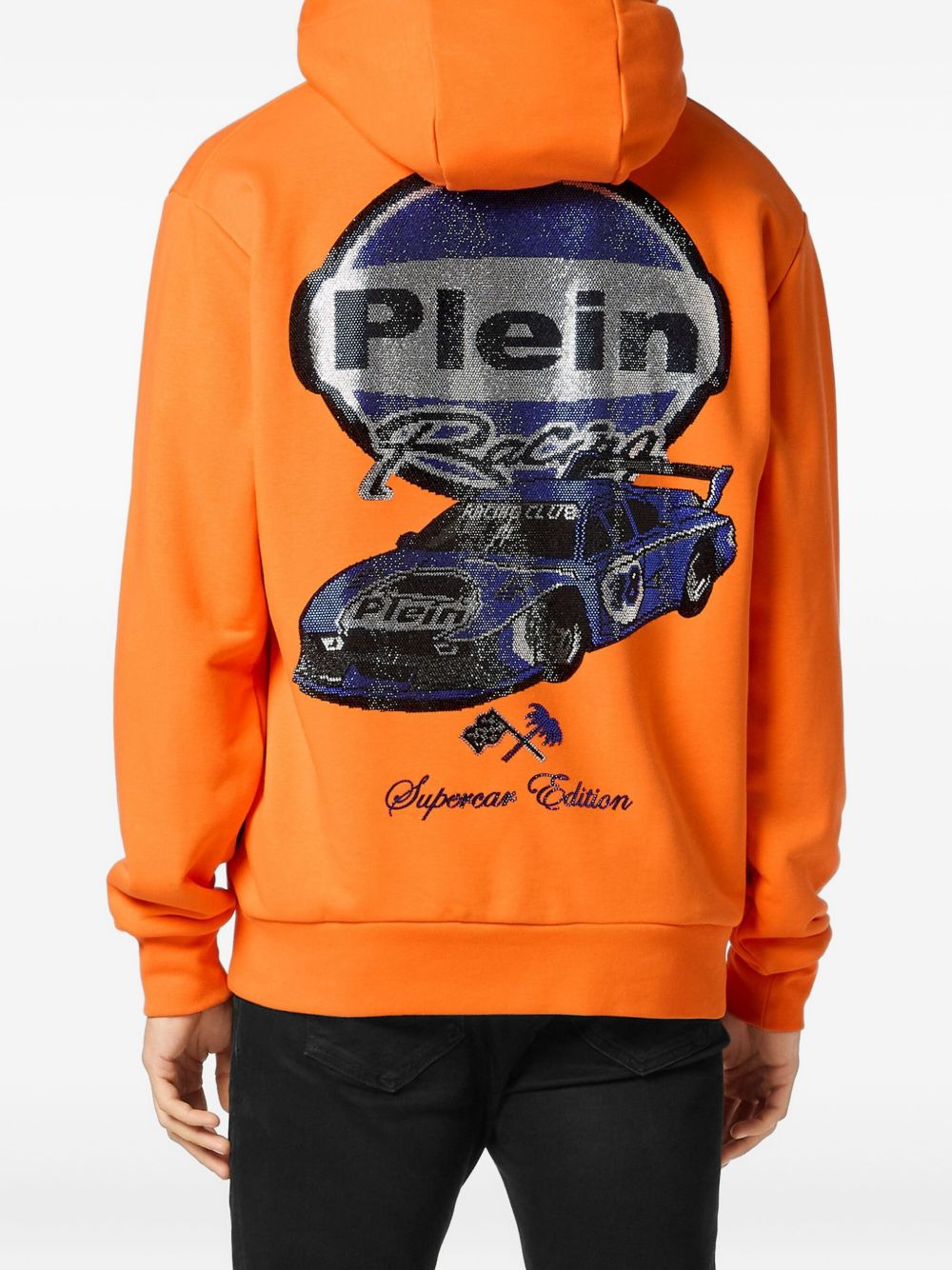 racing-car patch hoodie - 3