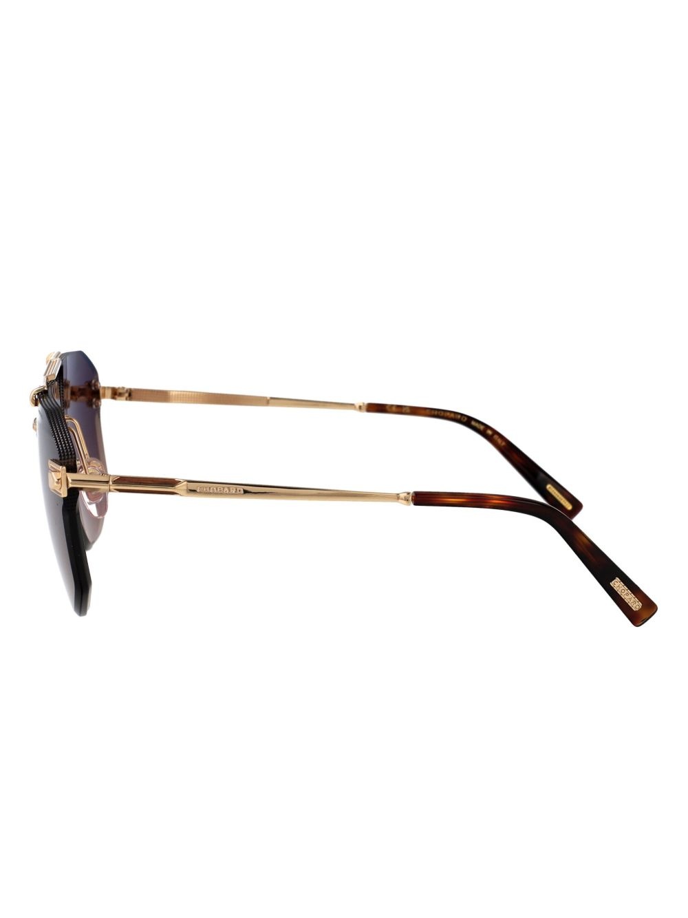 geometric frame sunglasses - 3