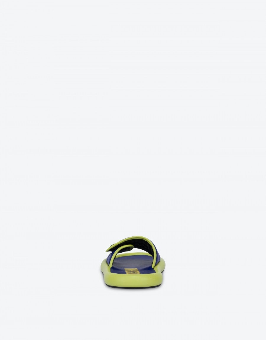 PUFFY CALFSKIN SANDALS - 3