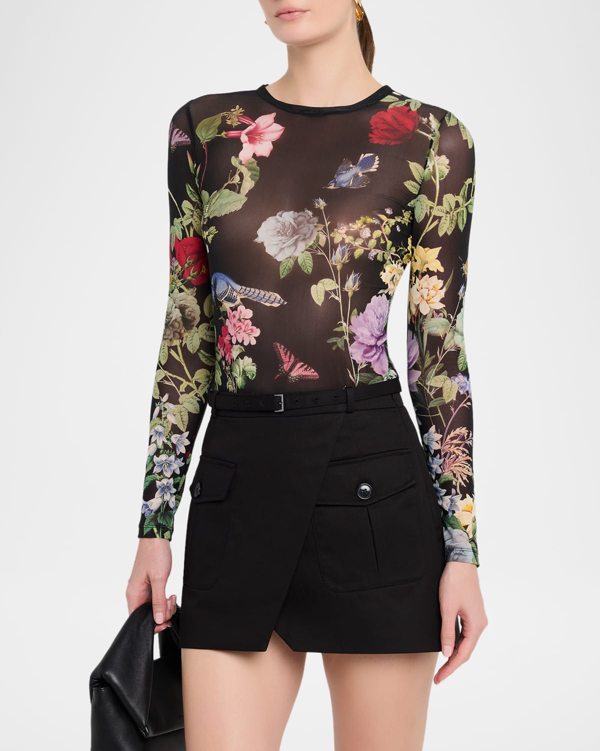 Delaina Venus Love Mesh Crop Top - 4