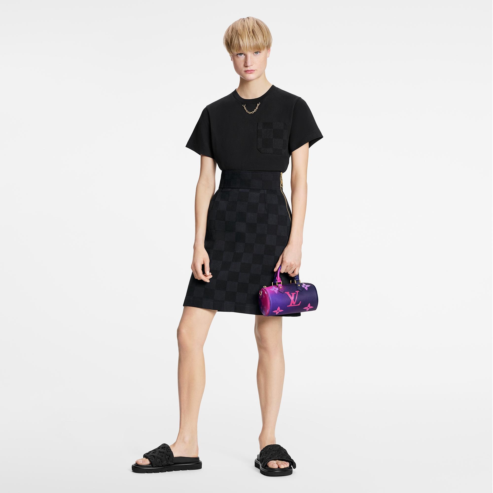 Damier Graphite Denim Pencil Skirt - 2