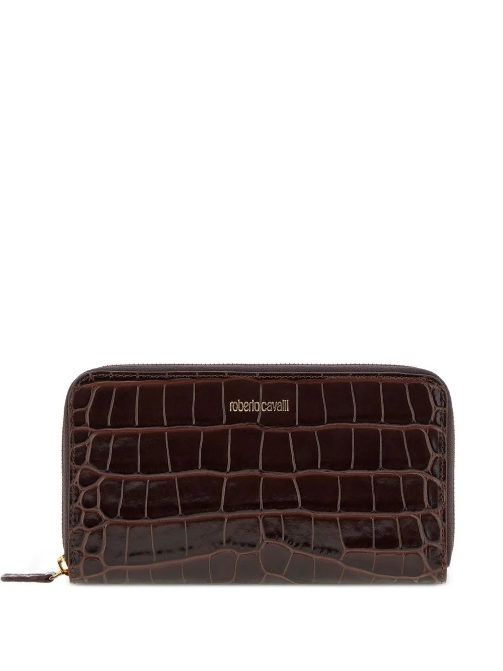 crocodile-effect zip wallet - 1